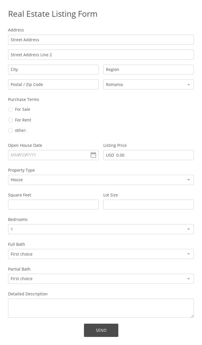 Real Estate Sign In Sheet Template