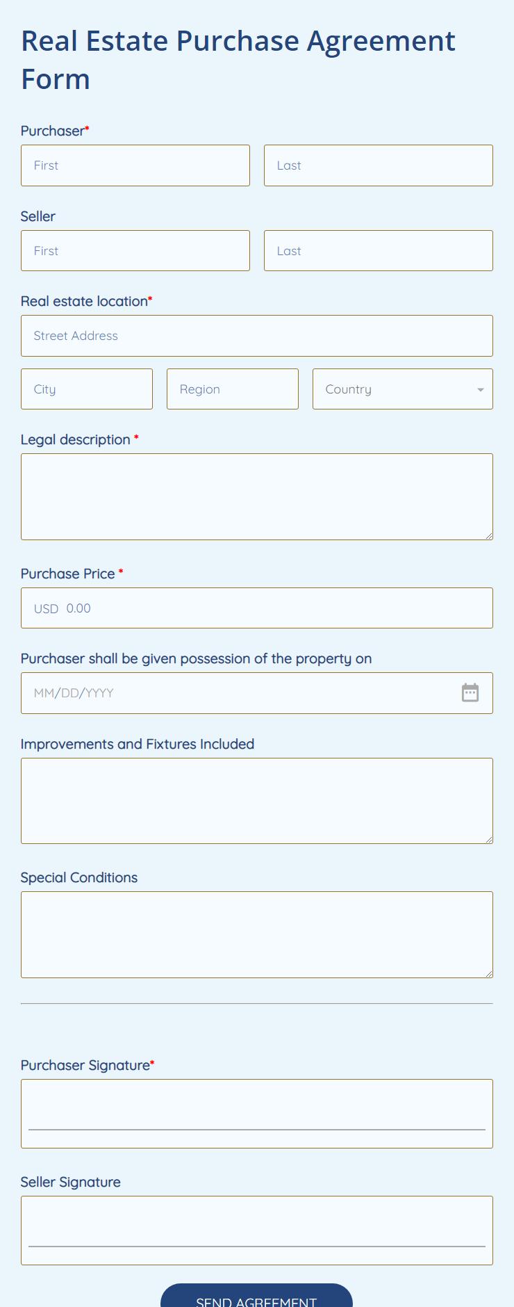 Real Estate Sign In Sheet Template