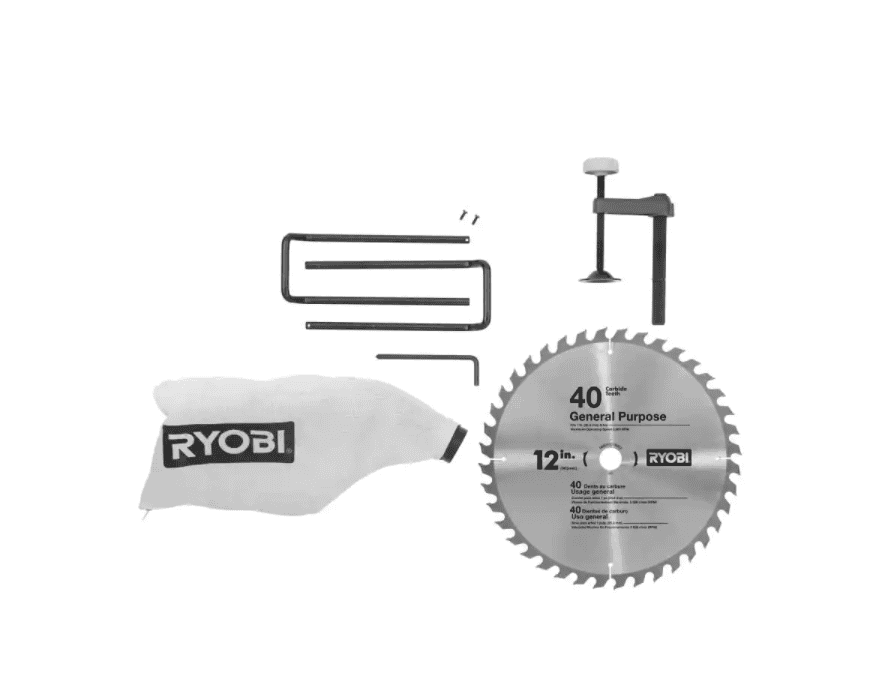 RYOBI Miter Saw TSS121 12 in. Sliding Compound with LED - MartDiscover.com