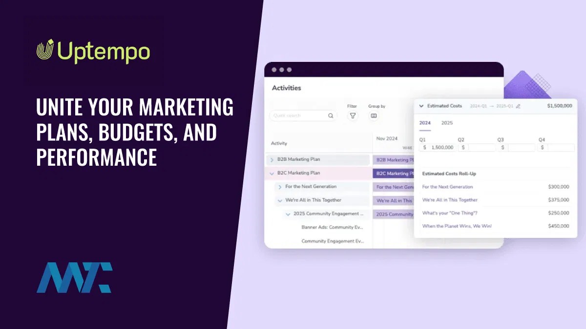 Uptempo: Unite vos plans marketing, budgets et performances
