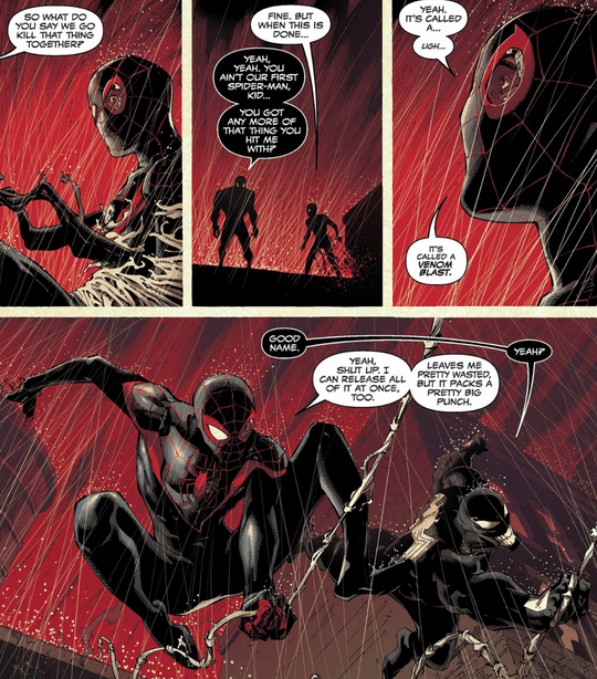 Do you think that Miles's Venom abilities will play a factor in the