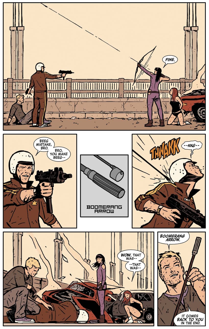 Top 10 Moments from ‘Hawkeye’ by Matt Fraction and David Aja Marvel