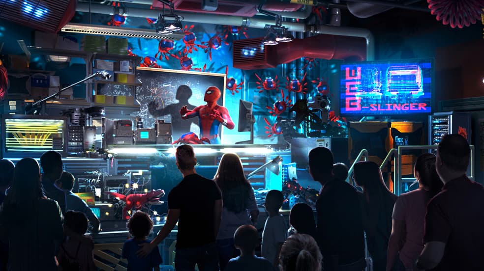 Avengers Campus BehindTheScenes Details on the New SpiderMan