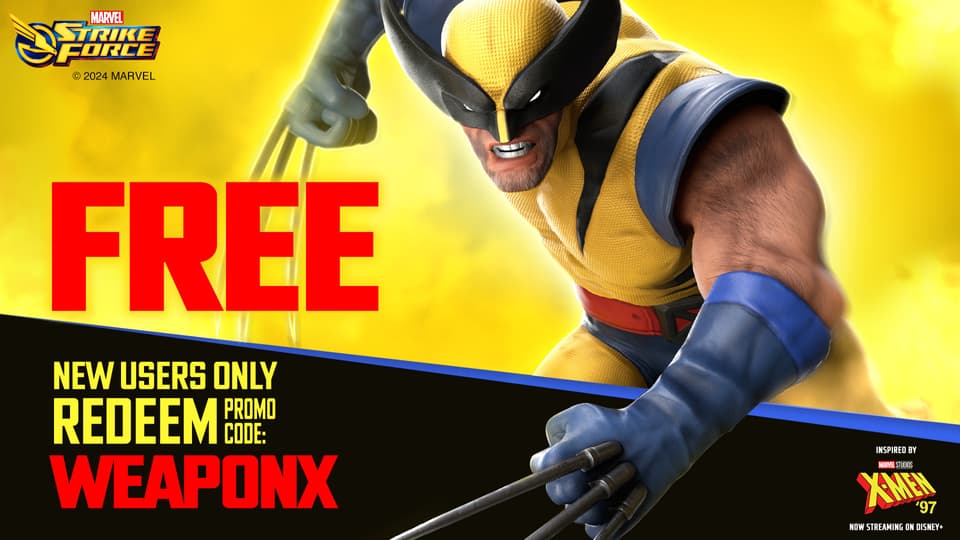 Unlock Your Free Wolverine XMen '97 Costume in 'MARVEL Strike Force