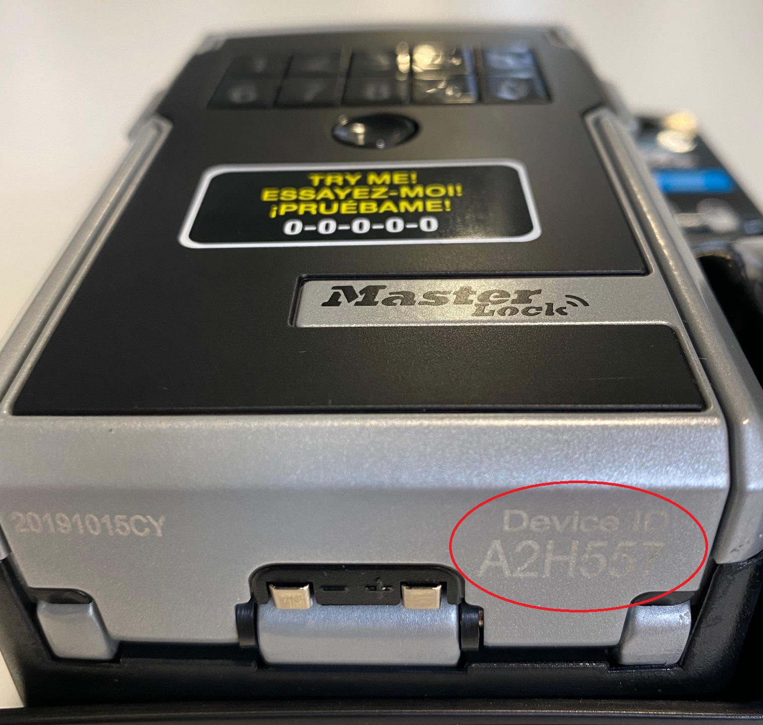 Activation Code Master Lock