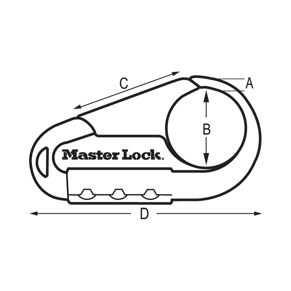 1548DCM Combination Lock Master Lock