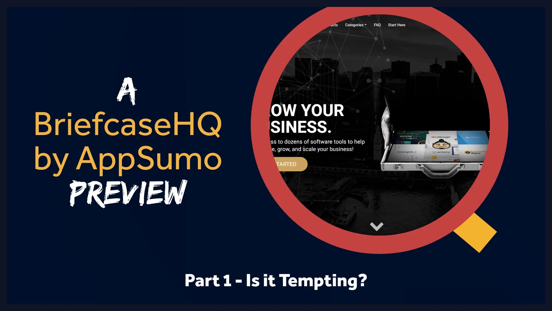 Briefcase by AppSumo Preview The Master Stack