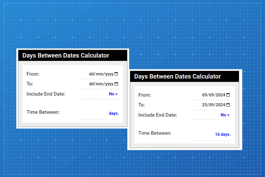 Days Between Dates Calculator