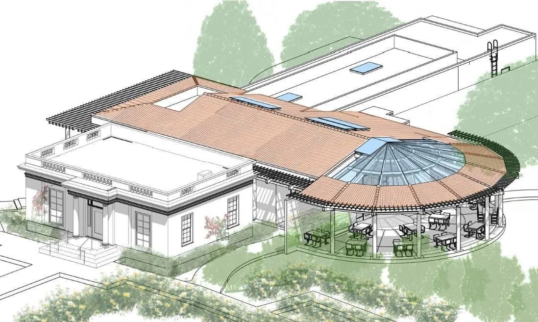 Rose Garden Tea Room at The Huntington Library, Art Museum, and