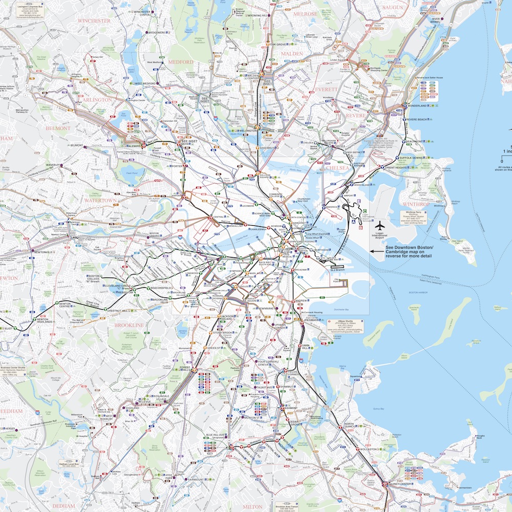 Boston Metro Map