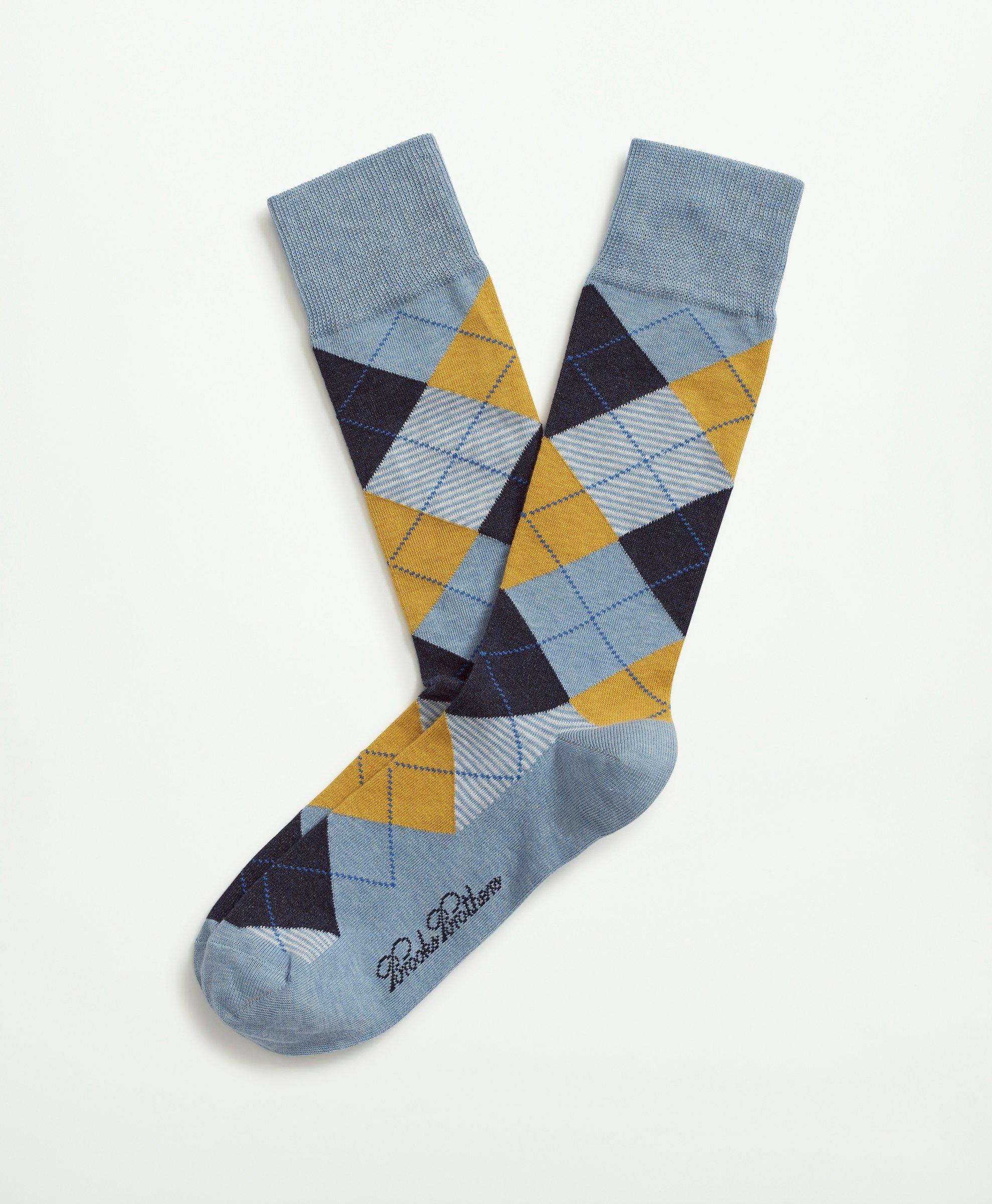 Argyle Crew Socks