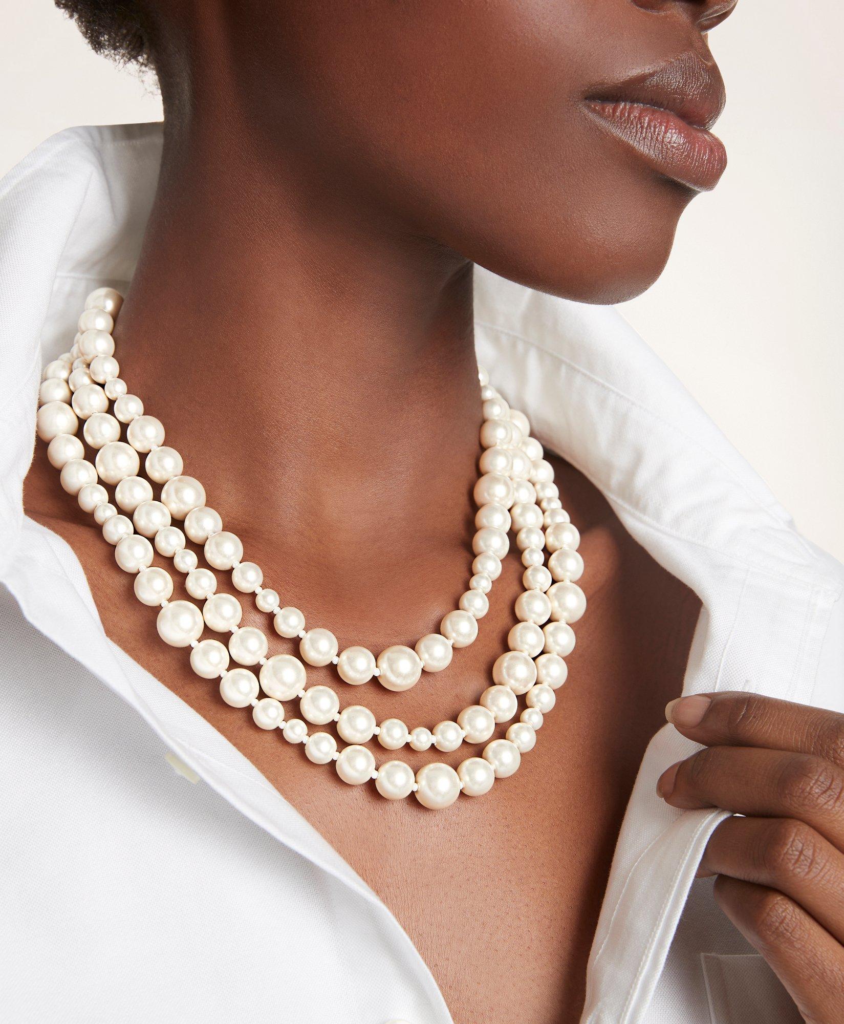 J Crew Pearl Necklace Sale Online