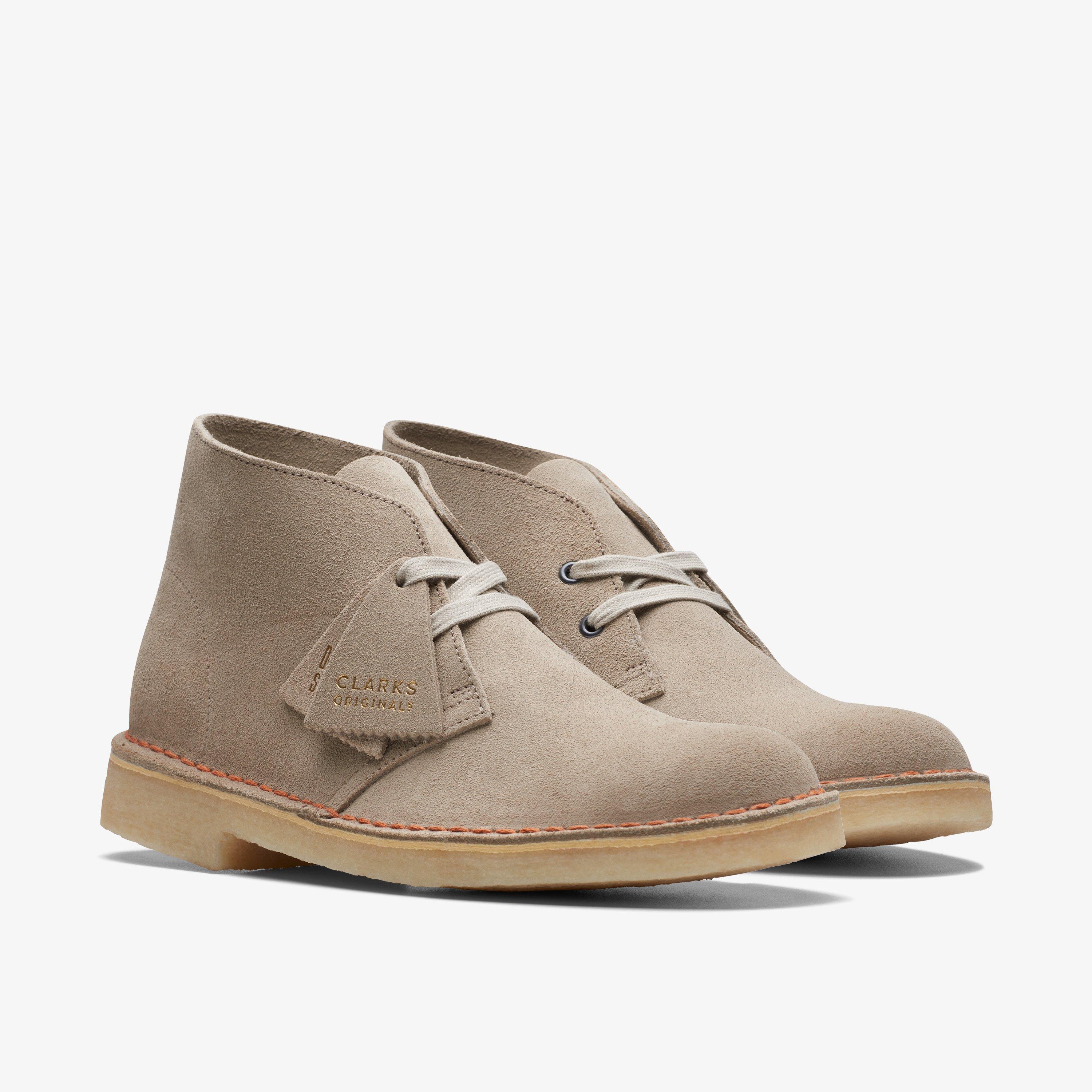 WOMENS Desert Boot Sand Suede Desert Boots Clarks US