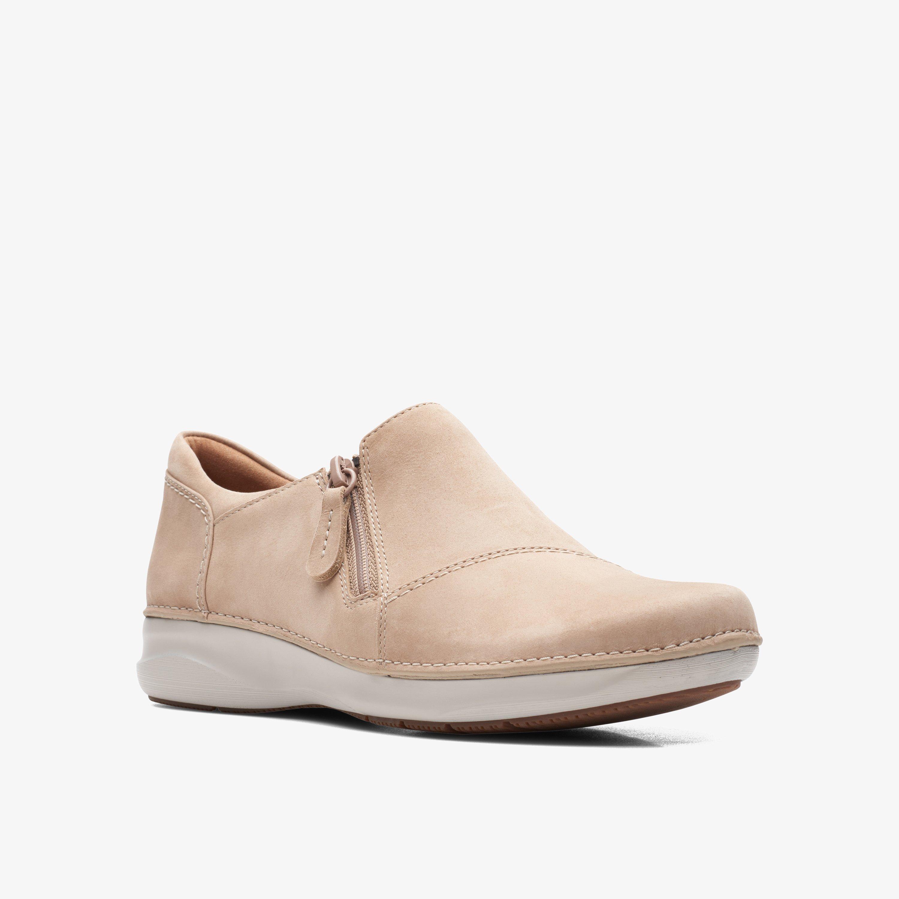 Womens Appley Zip Beige Trouser Shoes Clarks Outlet