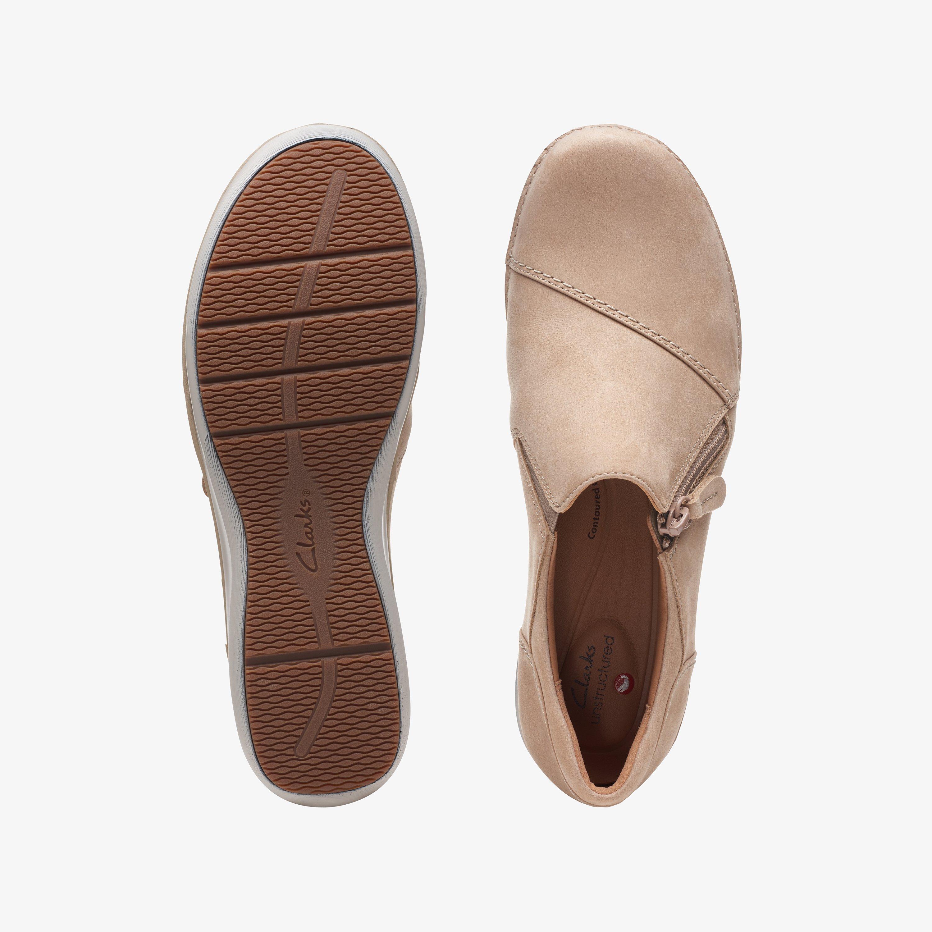 Womens Appley Zip Beige Trouser Shoes Clarks Outlet