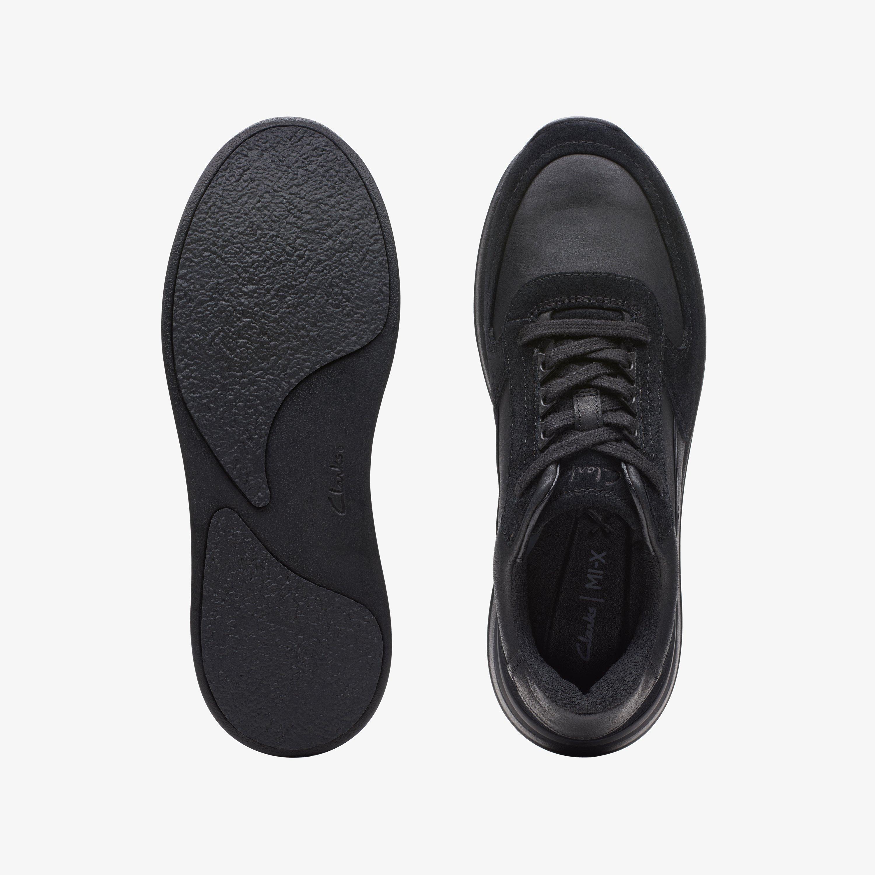 Mens RaceLite Move Black/Black Shoes Clarks Outlet