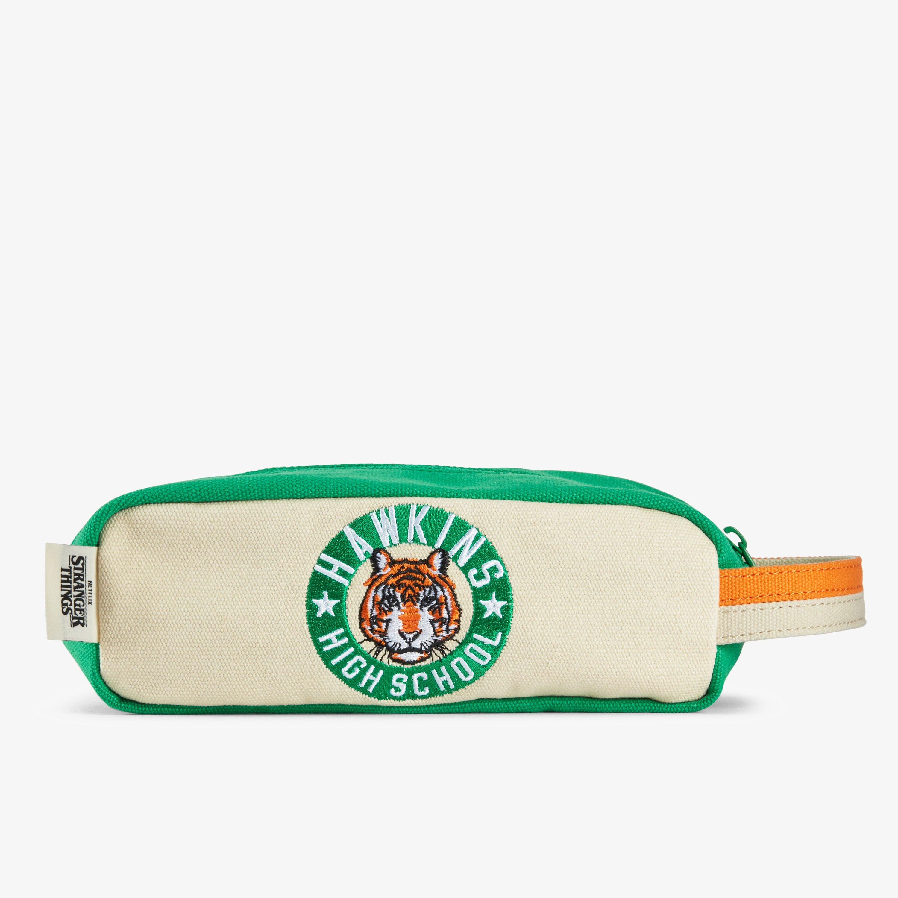 Boys, Girls, Kids Unisex Stranger Things Pencil Case Off White Combination Pencil Case Clarks IE