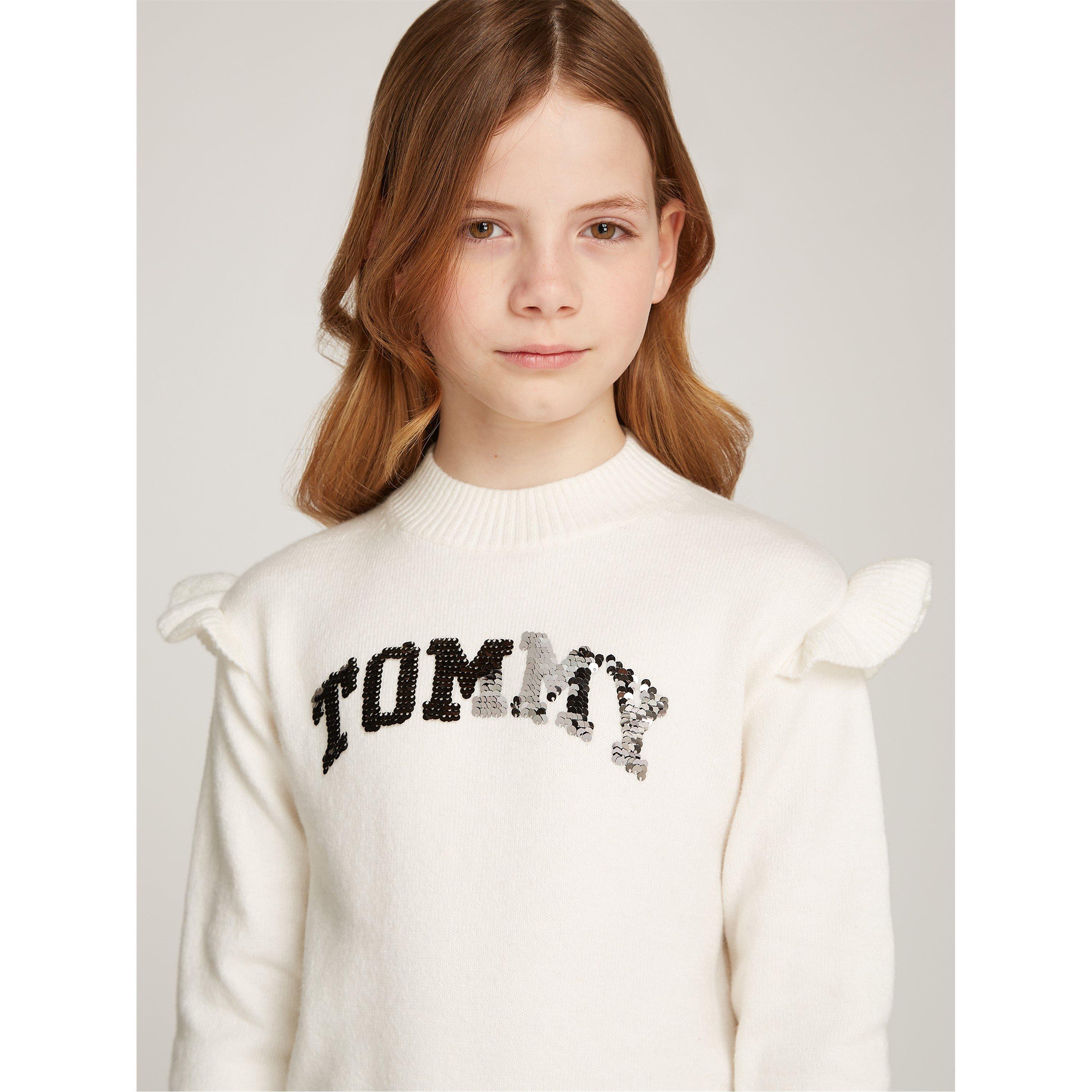 Tommy Hilfiger Sequin Knit Jumper Juniors Jumpers USC