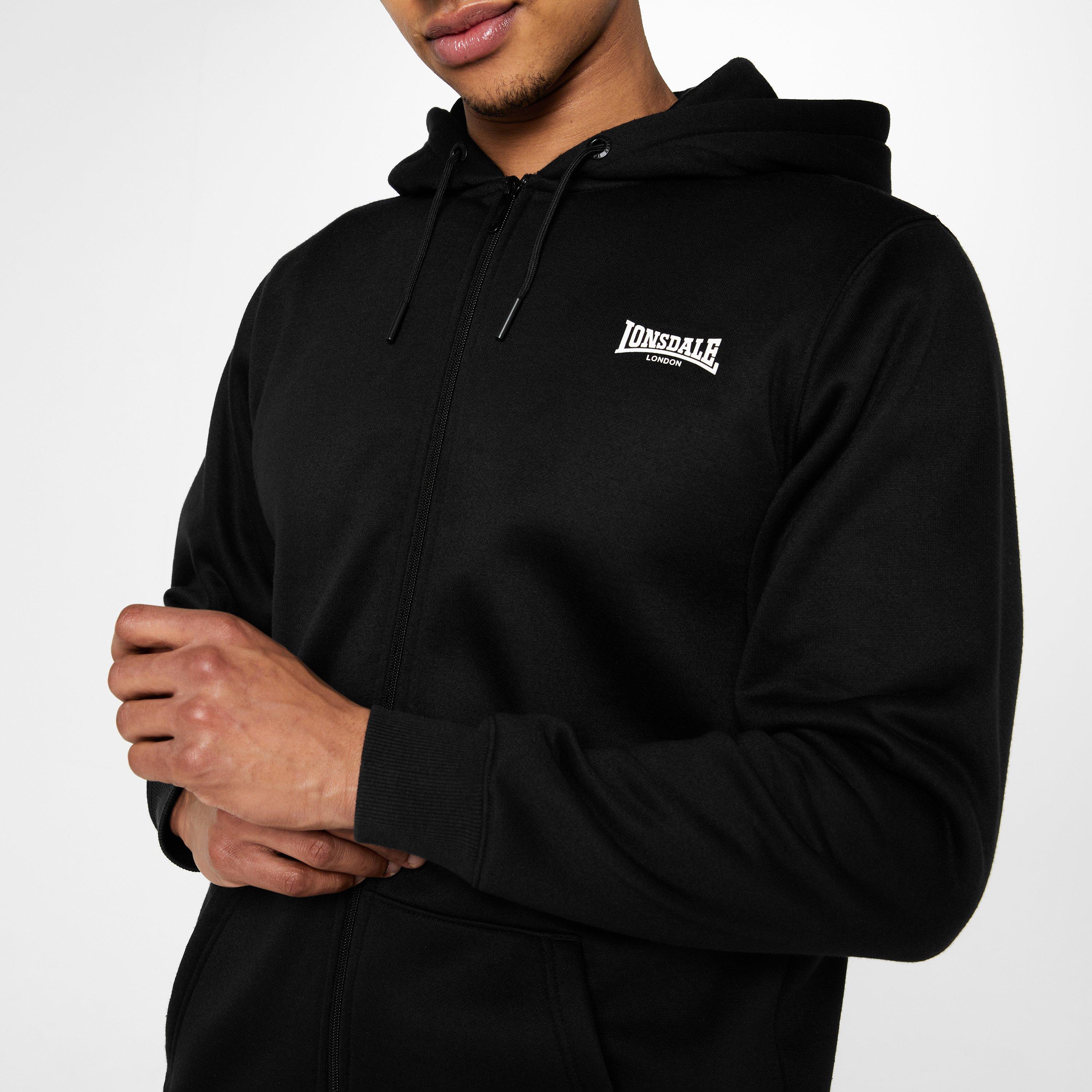 Lonsdale Essential Zip Hoodie Mens Zip Hoodies Sports Direct MY