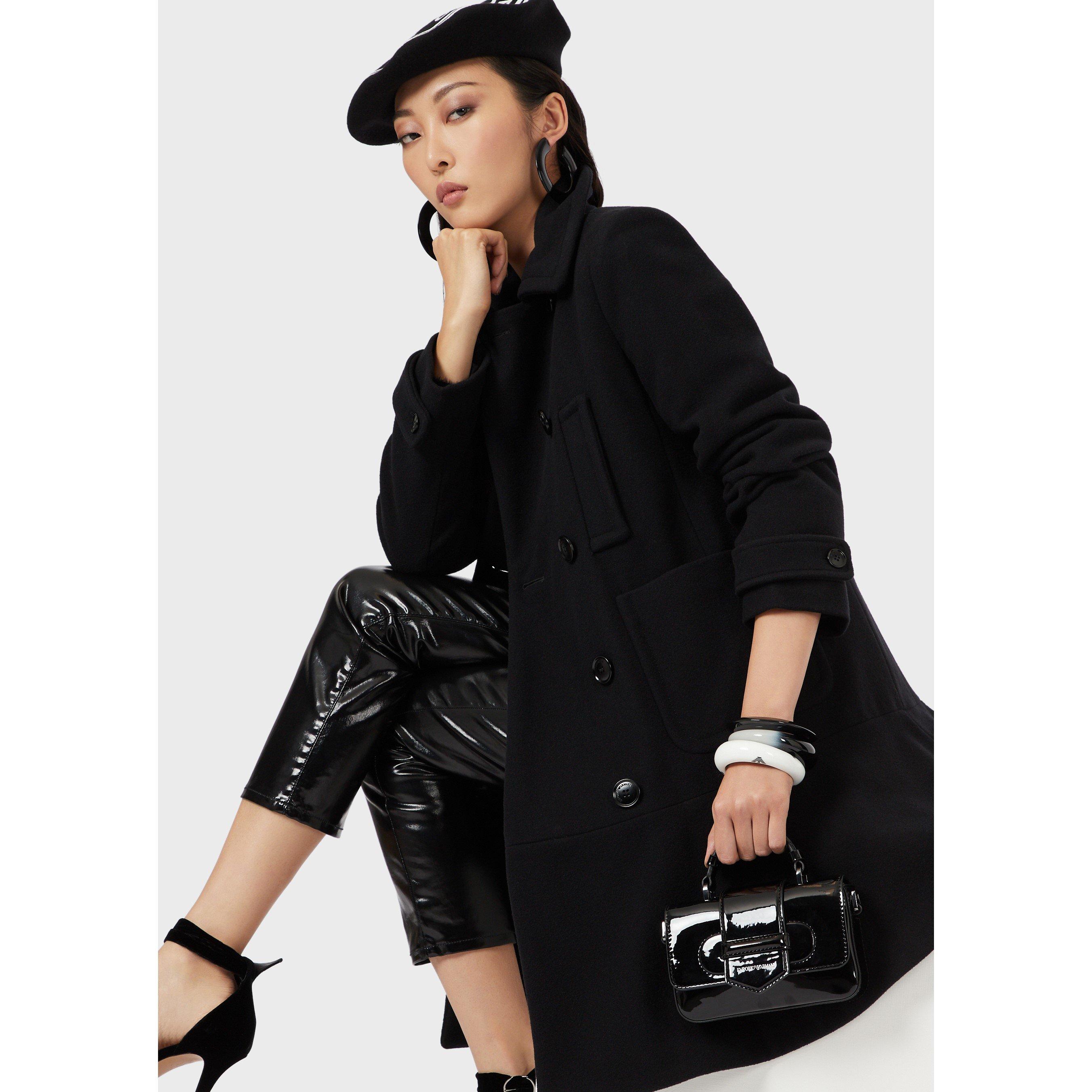 Emporio Armani PepHem Coat Ld99 Duffle Coats USC