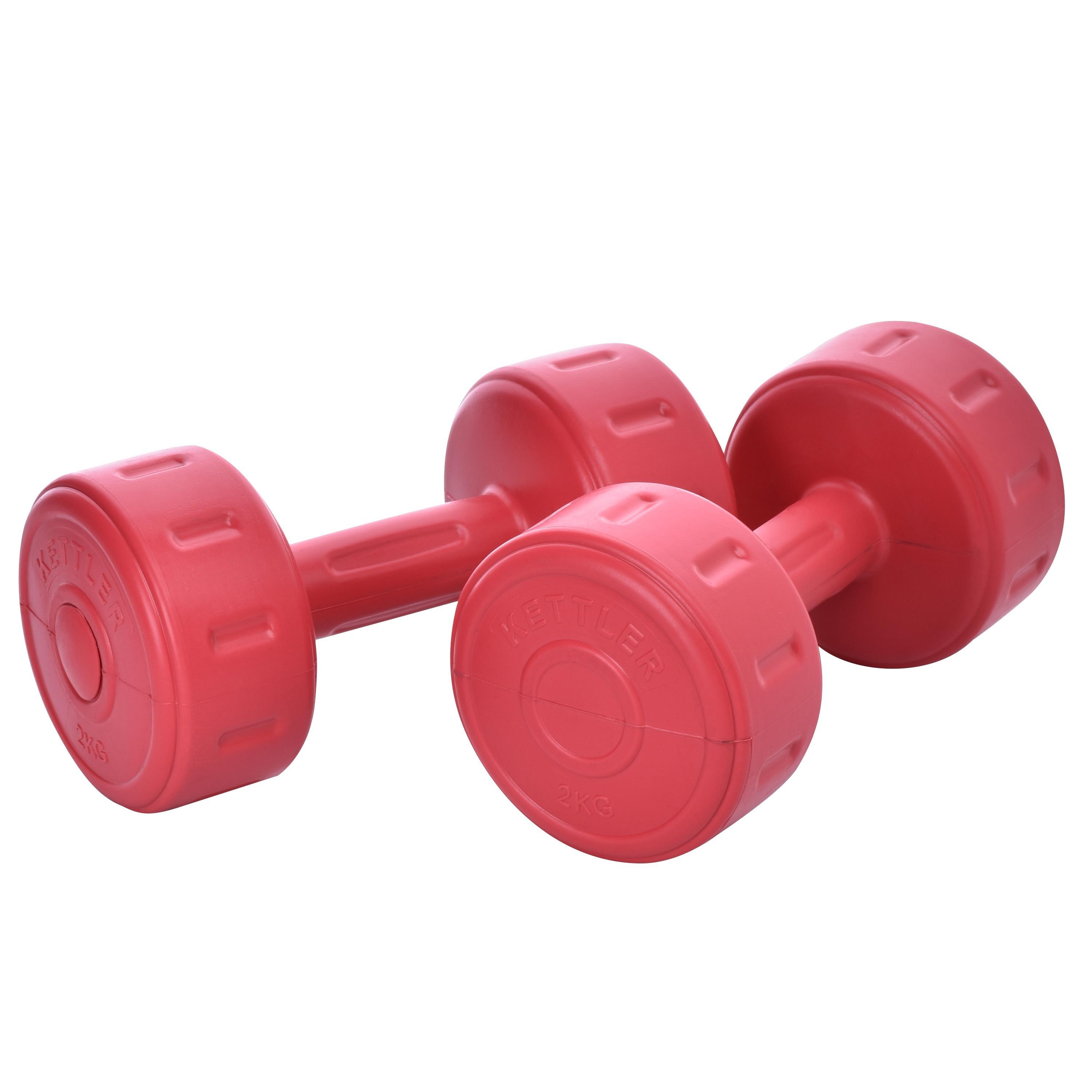 Kettler kg Kettler Vinyl Dumbbell Set Large Dumbells Sports Direct