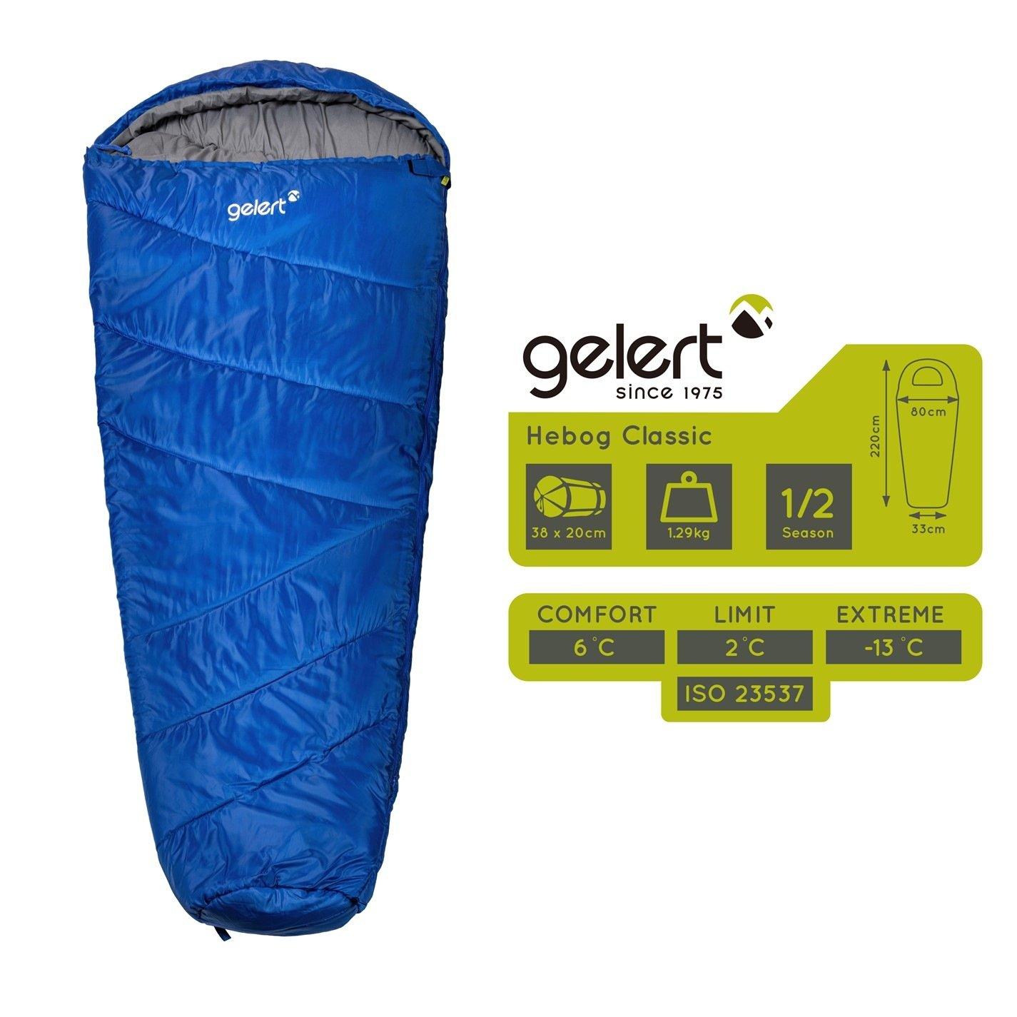 Gelert Hebog Mummy Sleeping Bag Spring/Summer Sleeping Bags