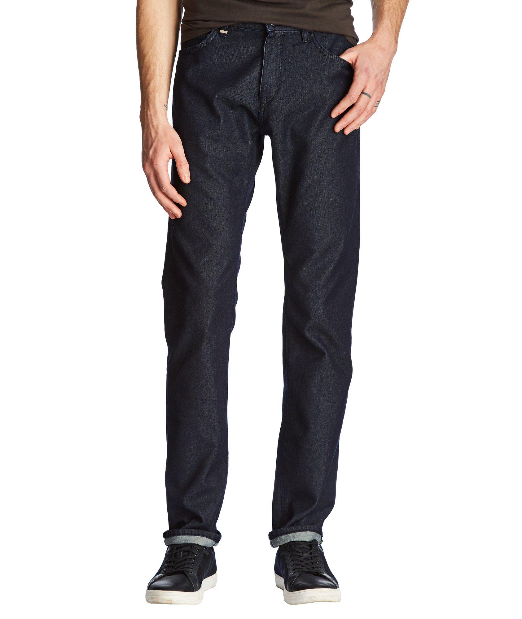 BOSS Maine Straight Fit Cashmere Blend Jeans Jeans Harry Rosen