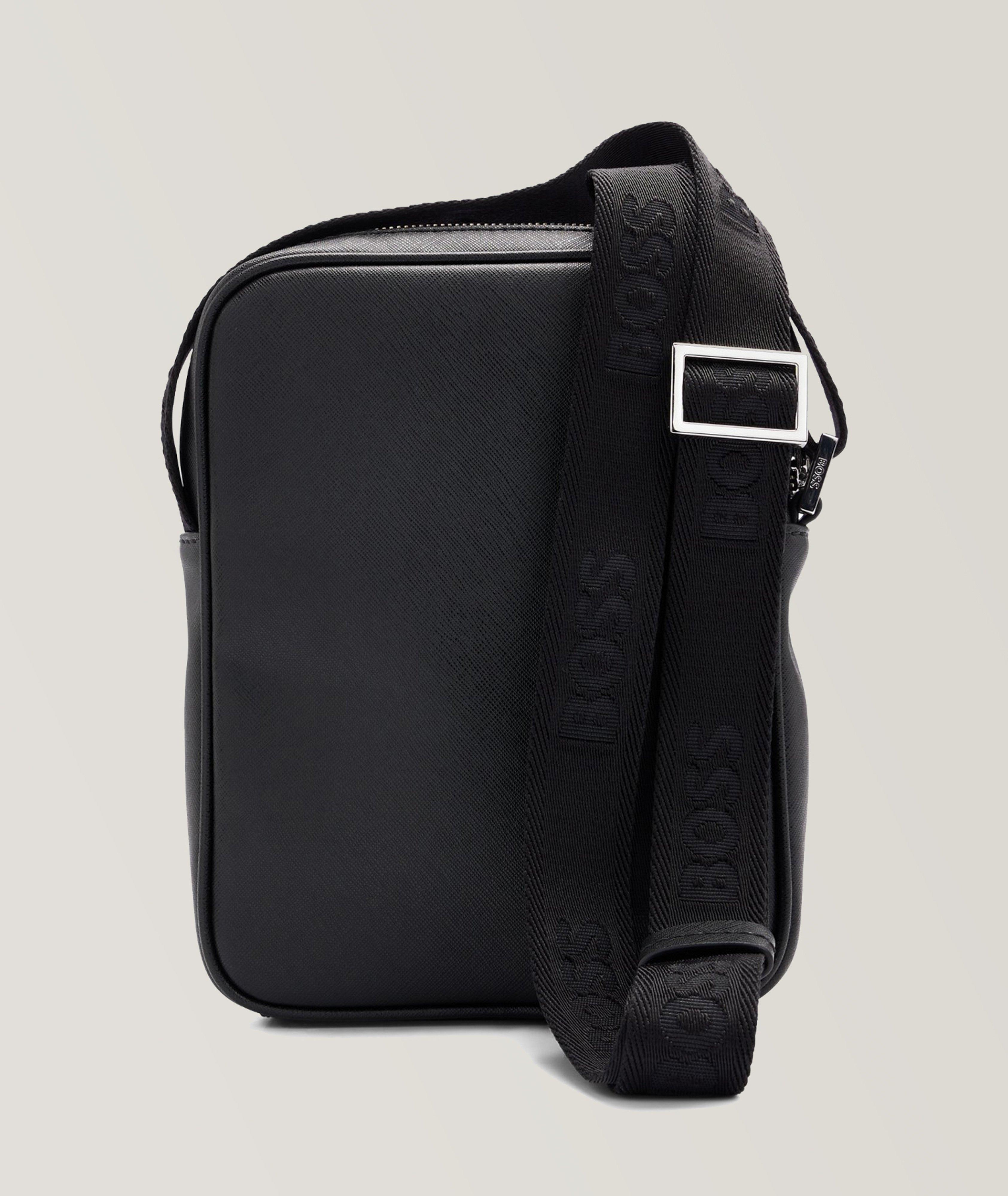 BOSS Zair Faux Saffiano Leather Crossbody Bag Bags & Cases Harry Rosen