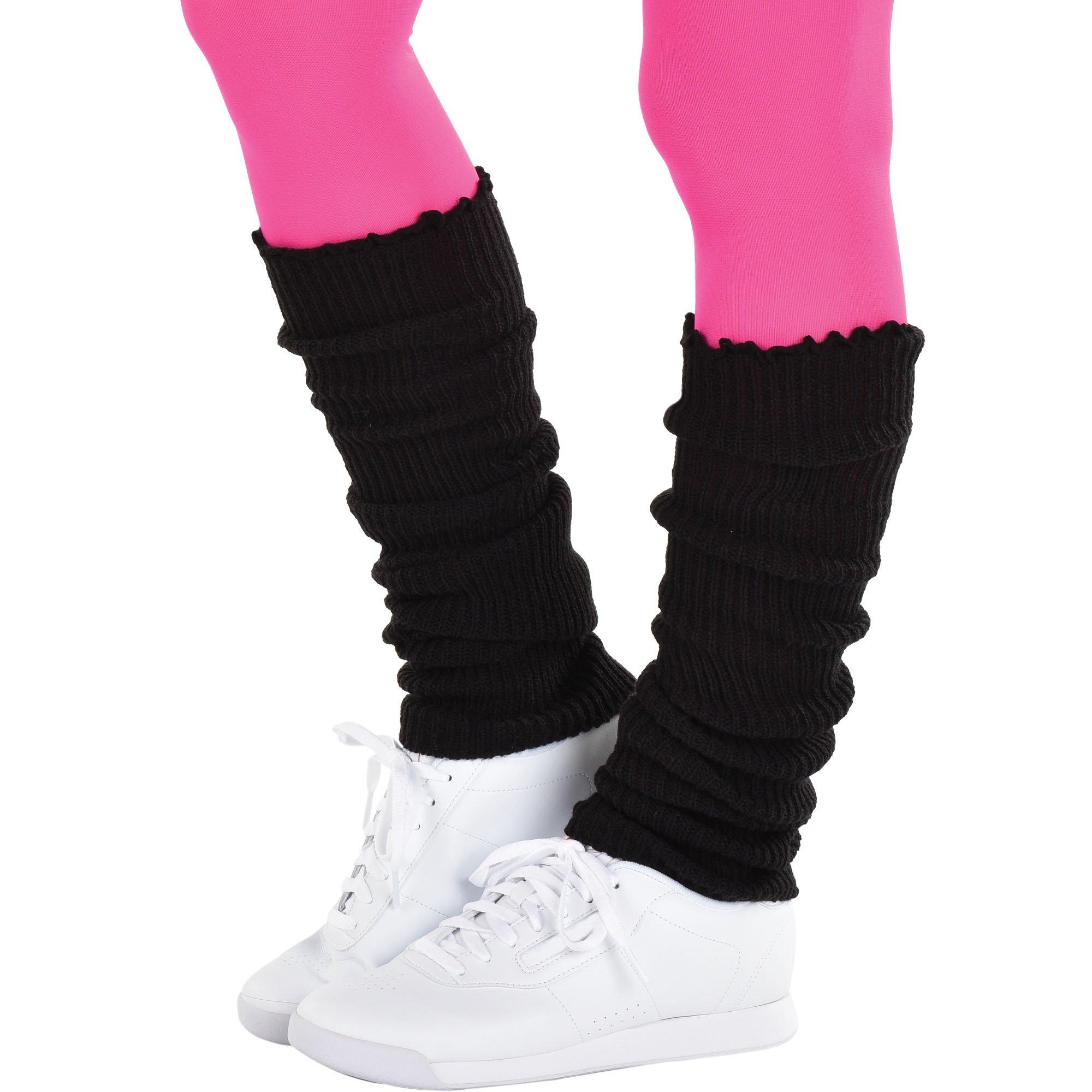 Black Leg Warmers for Women Party City