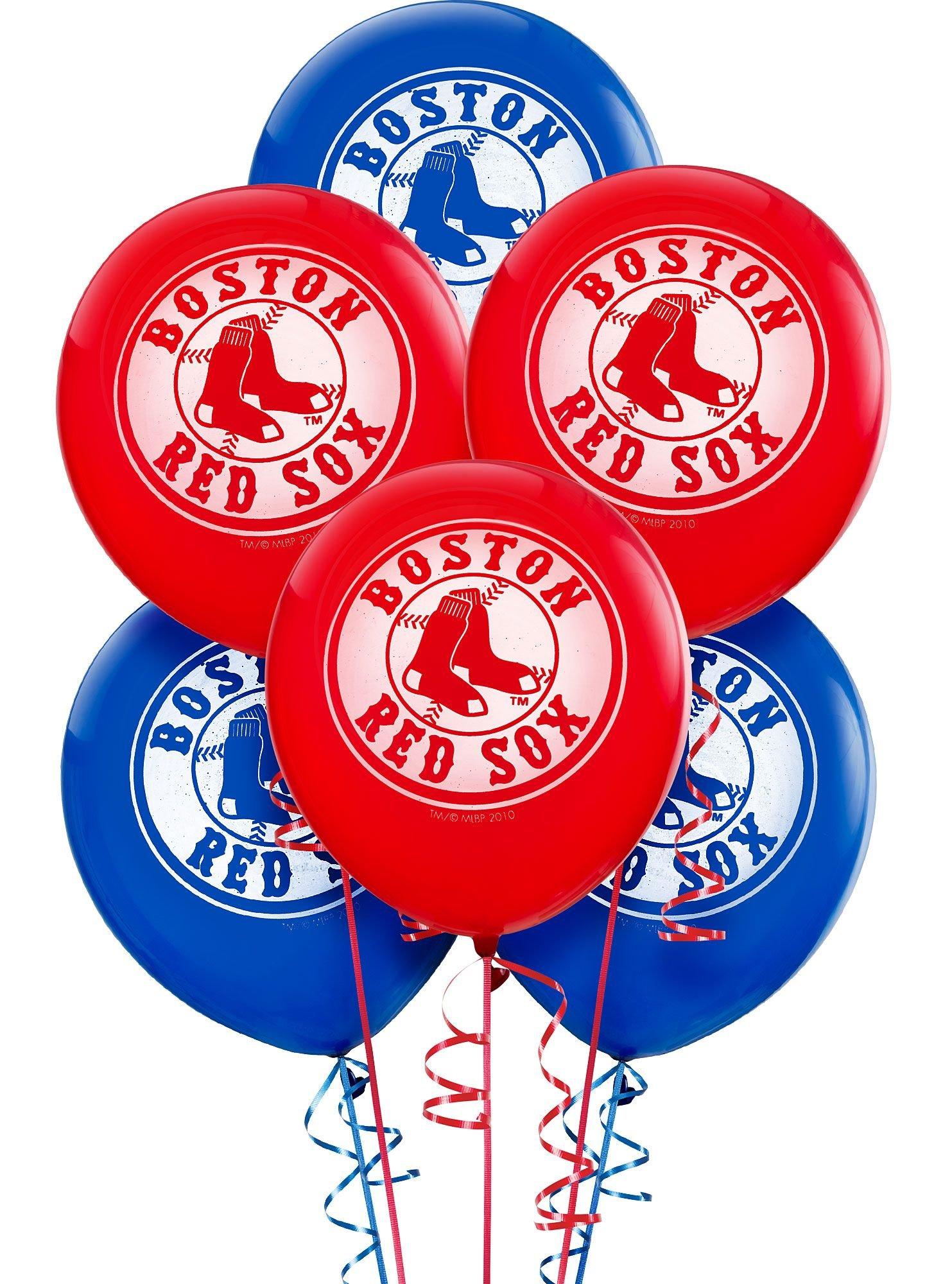 Boston Red Sox Balloons 6ct Party City