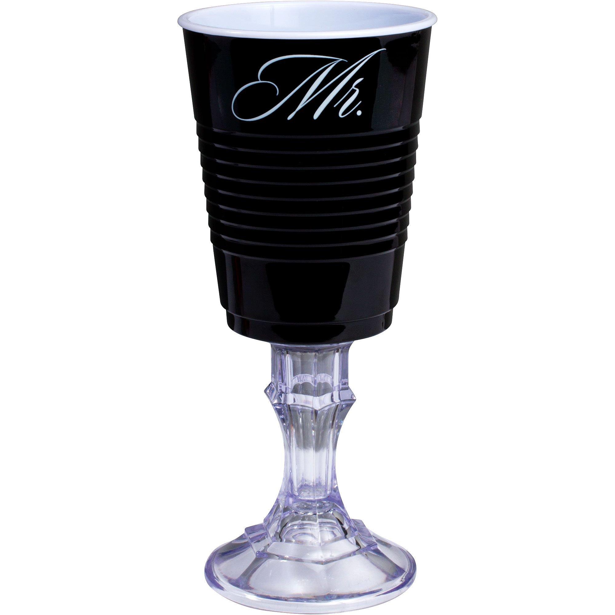 Black Mr. Party Cup 16oz Party City