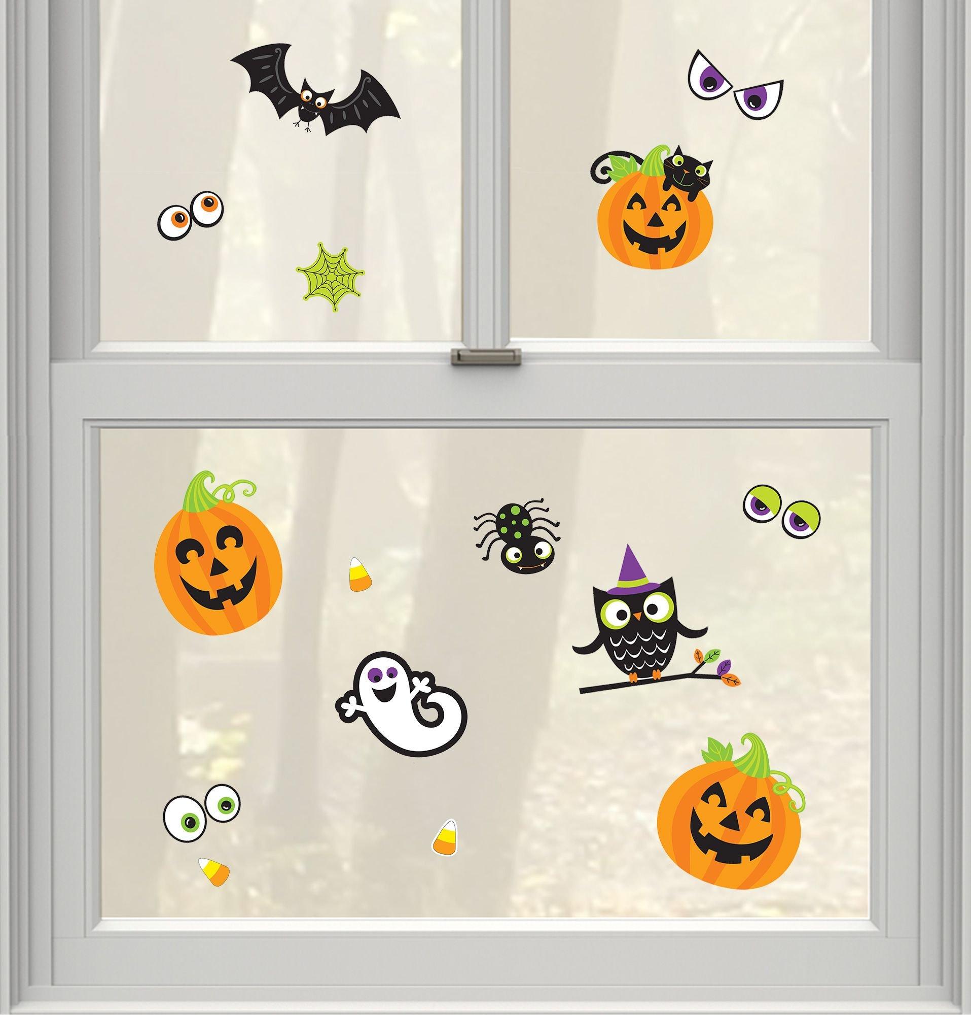 Friendly Halloween Cling Decals 15ct Party City