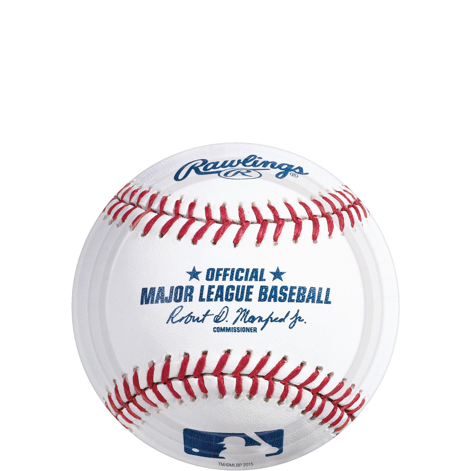 MLB Baseball Paper Dessert Plates, 7in, 8ct Party City