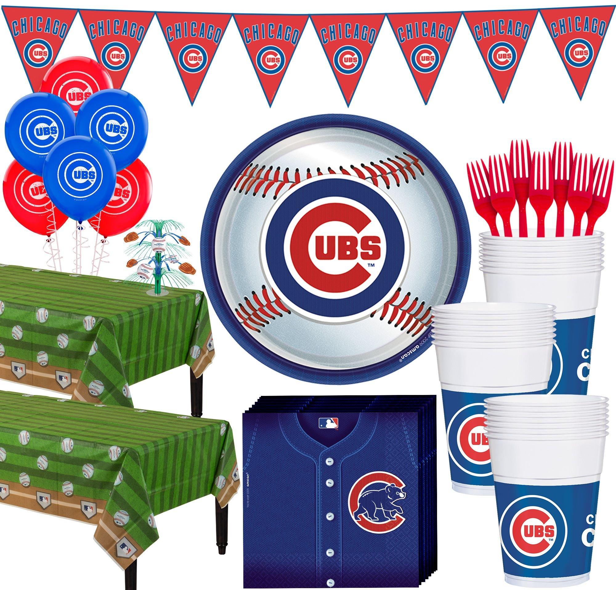 Super Chicago Cubs Party Kit for 36 Guests Party City