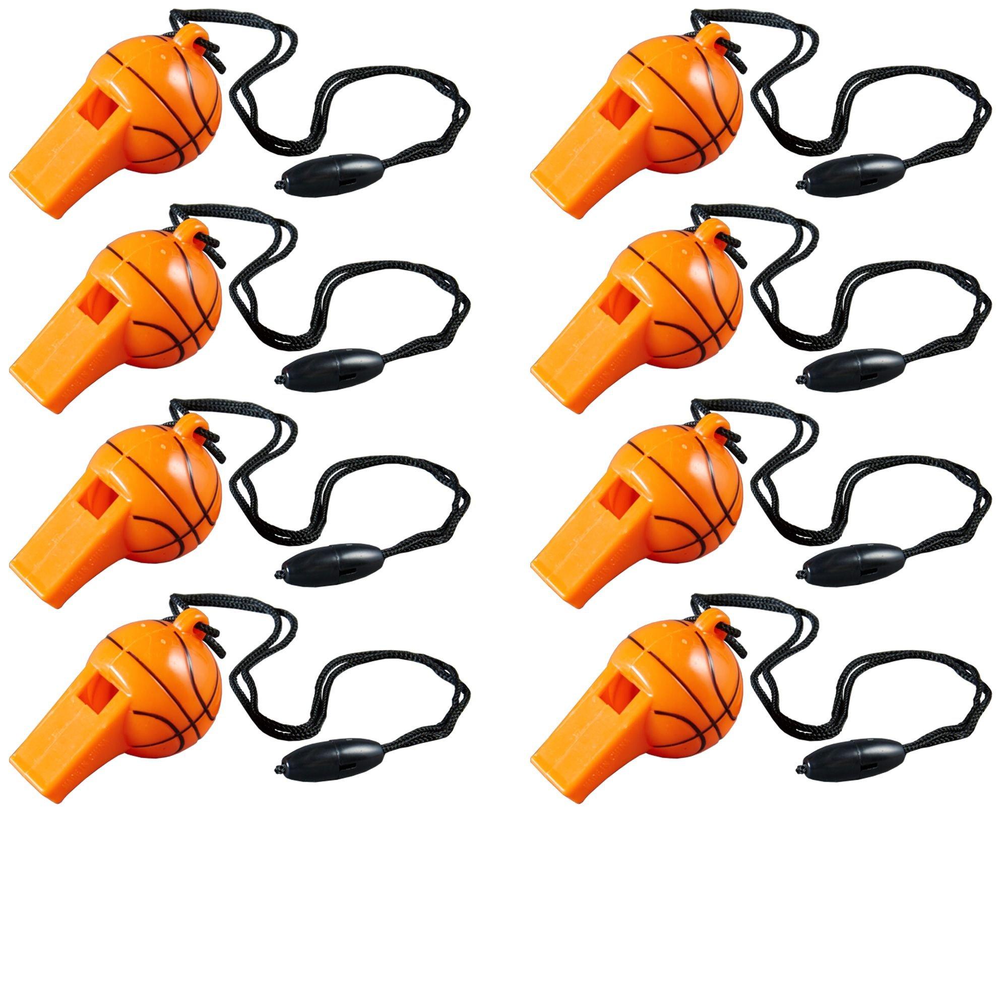 Basketball Whistles 8ct Party City