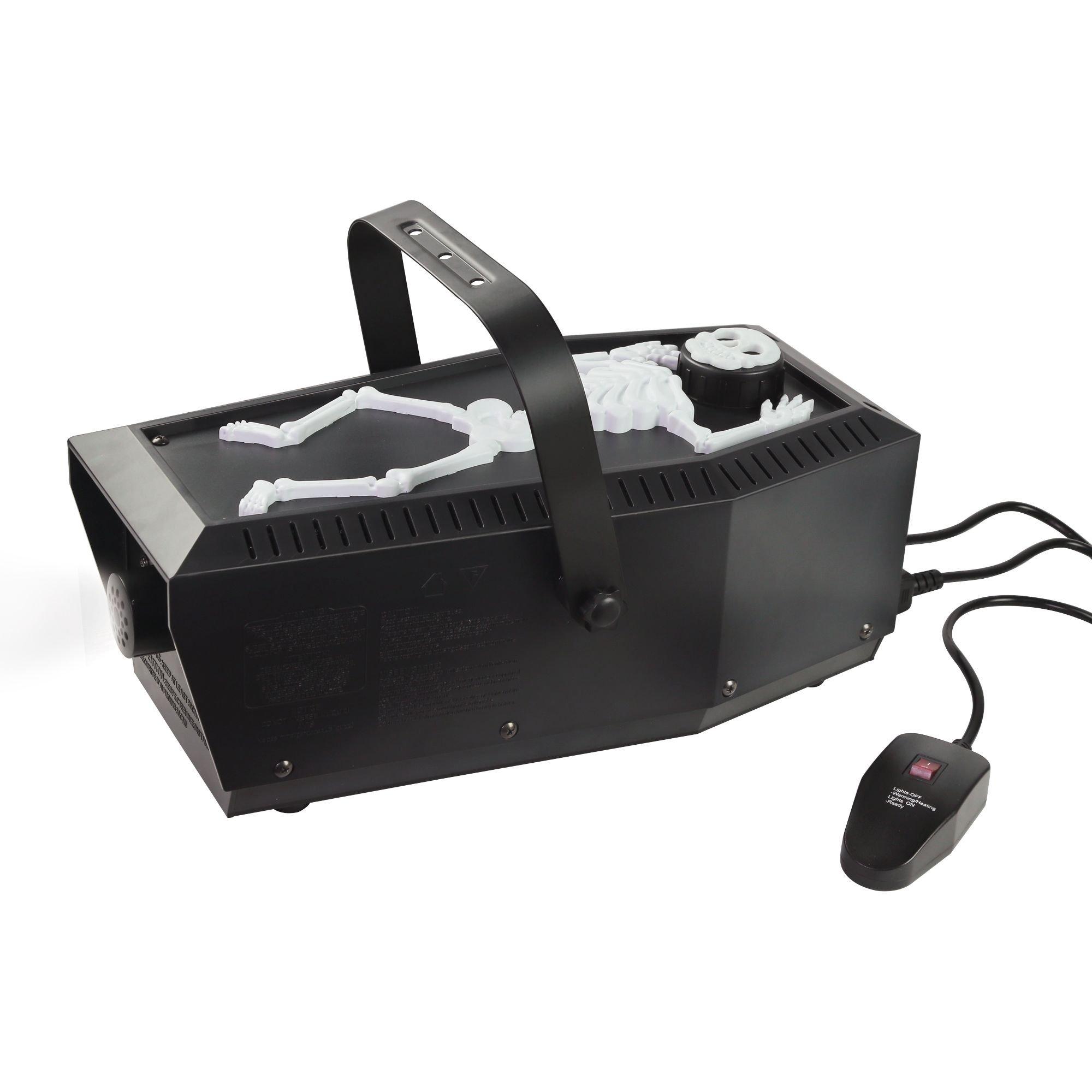 1000W Skeleton Coffin Fog Machine Party City