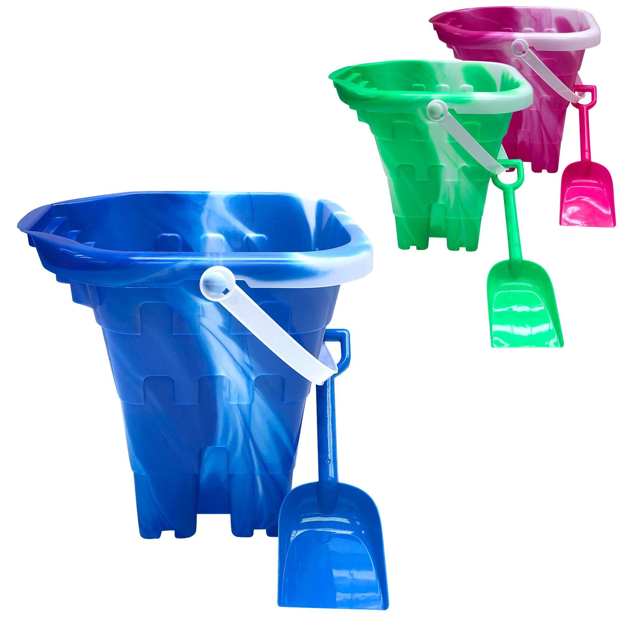 Tie Dye Sand Bucket & Shovel Set 2pc Party City
