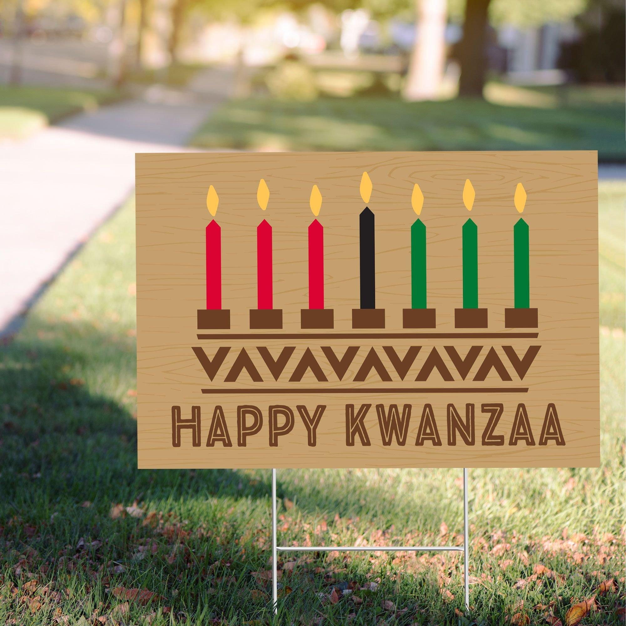 Kwanzaa Yard Sign, 22in x 15in Party City