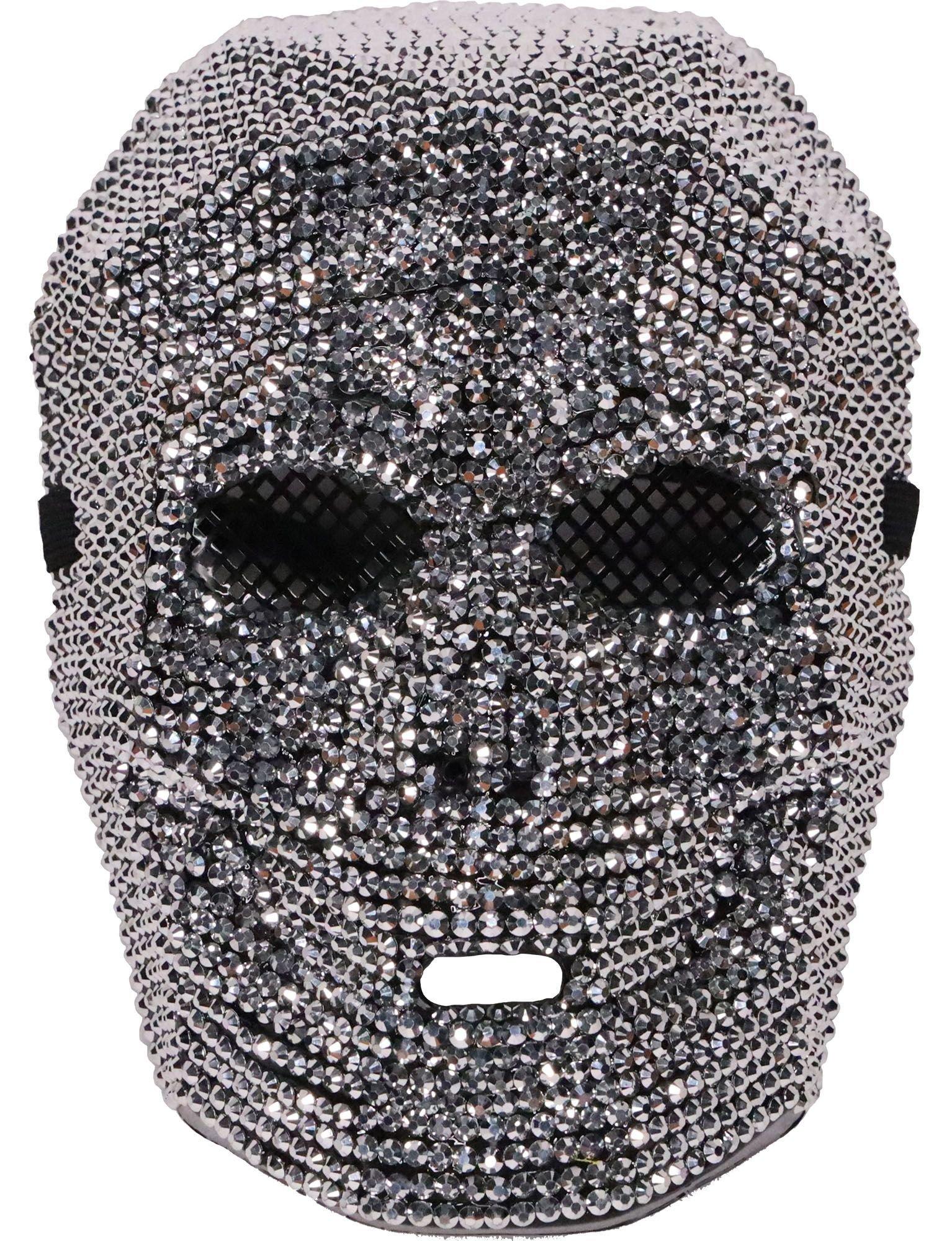 Rhinestone Skull Mask Party City