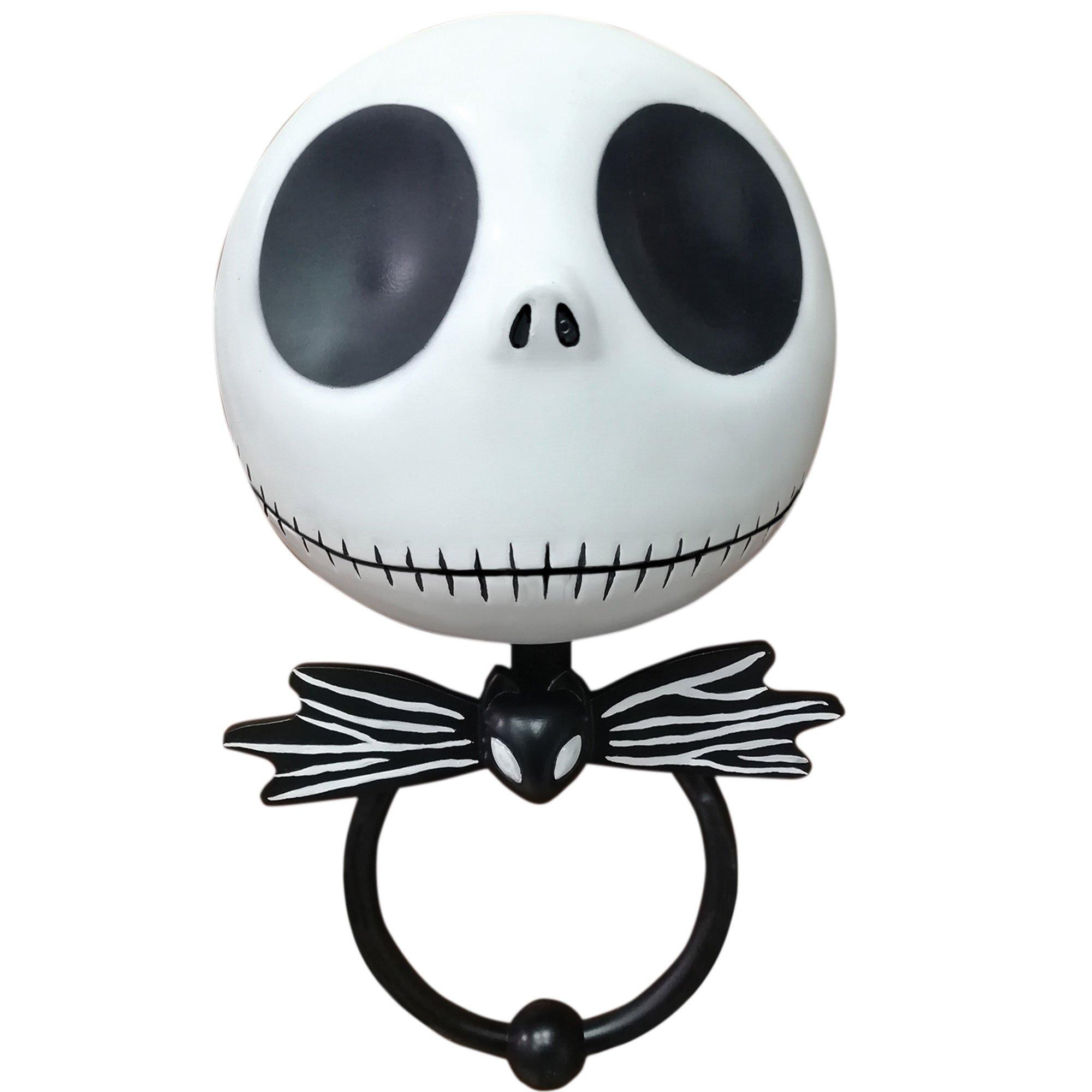 Animatronic Jack Skellington Plastic Door Knocker Halloween Decoration