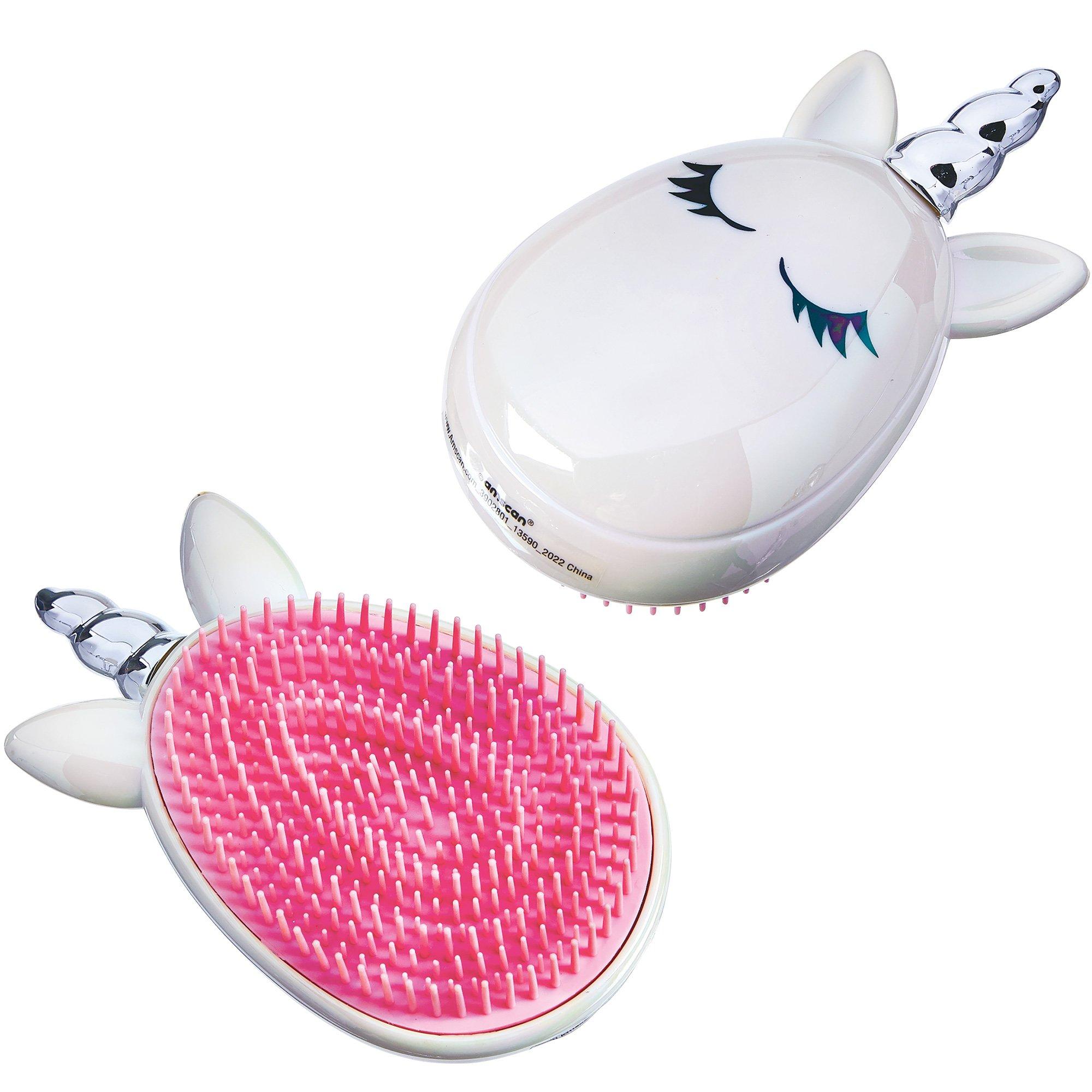 Iridescent Unicorn Hair Brush Party City