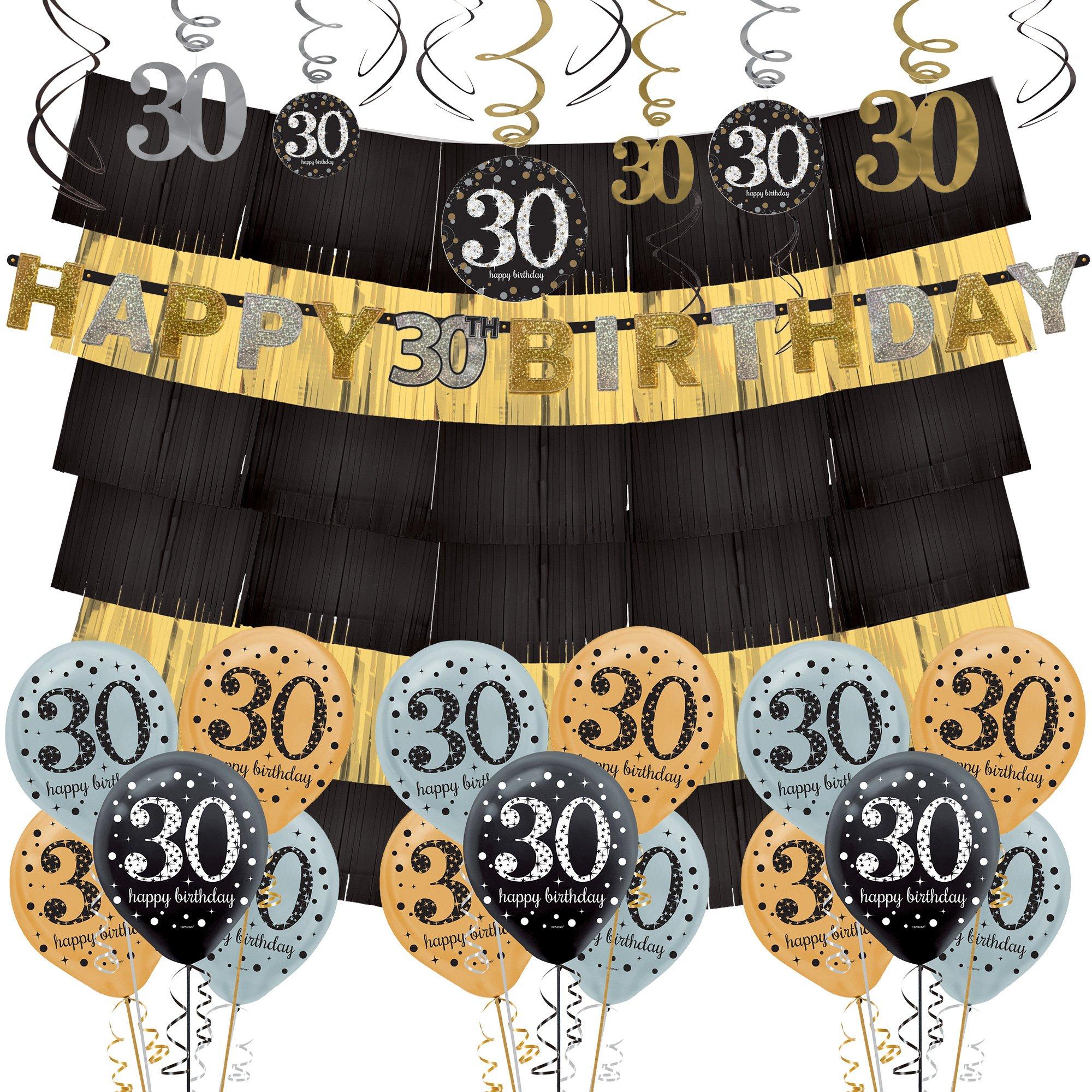 Sparkling Celebration 30th Birthday Decorating Kit Deluxe Party City