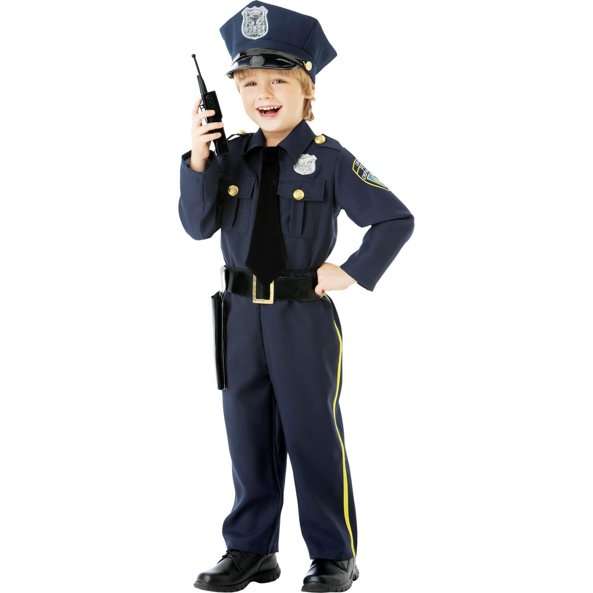 Kids' Classic Police Officer Deluxe Costume Party City