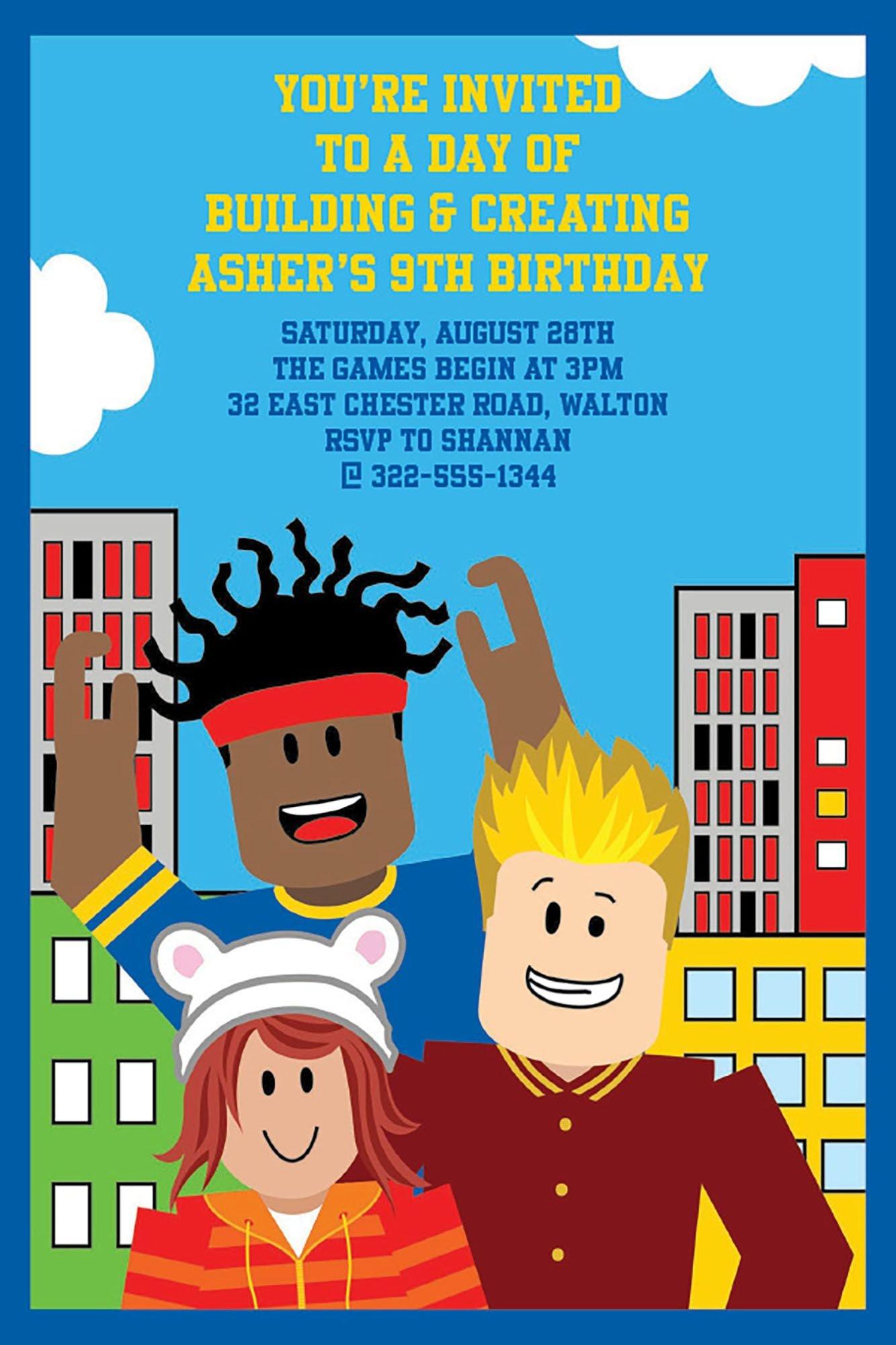 Custom Party Town Cardstock Invitations Party City