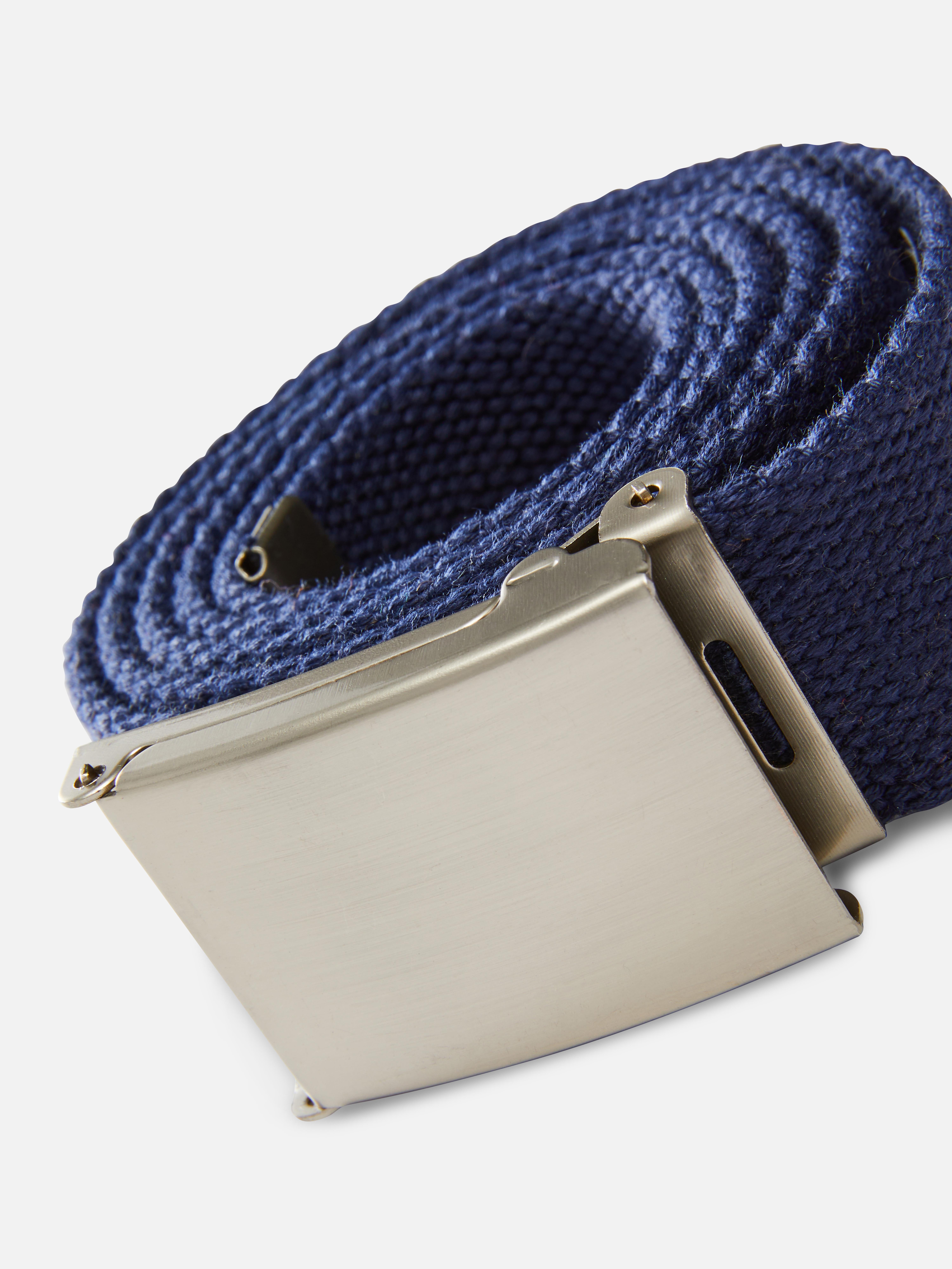 Mens Blue bing Metal Clasp Belt Primark