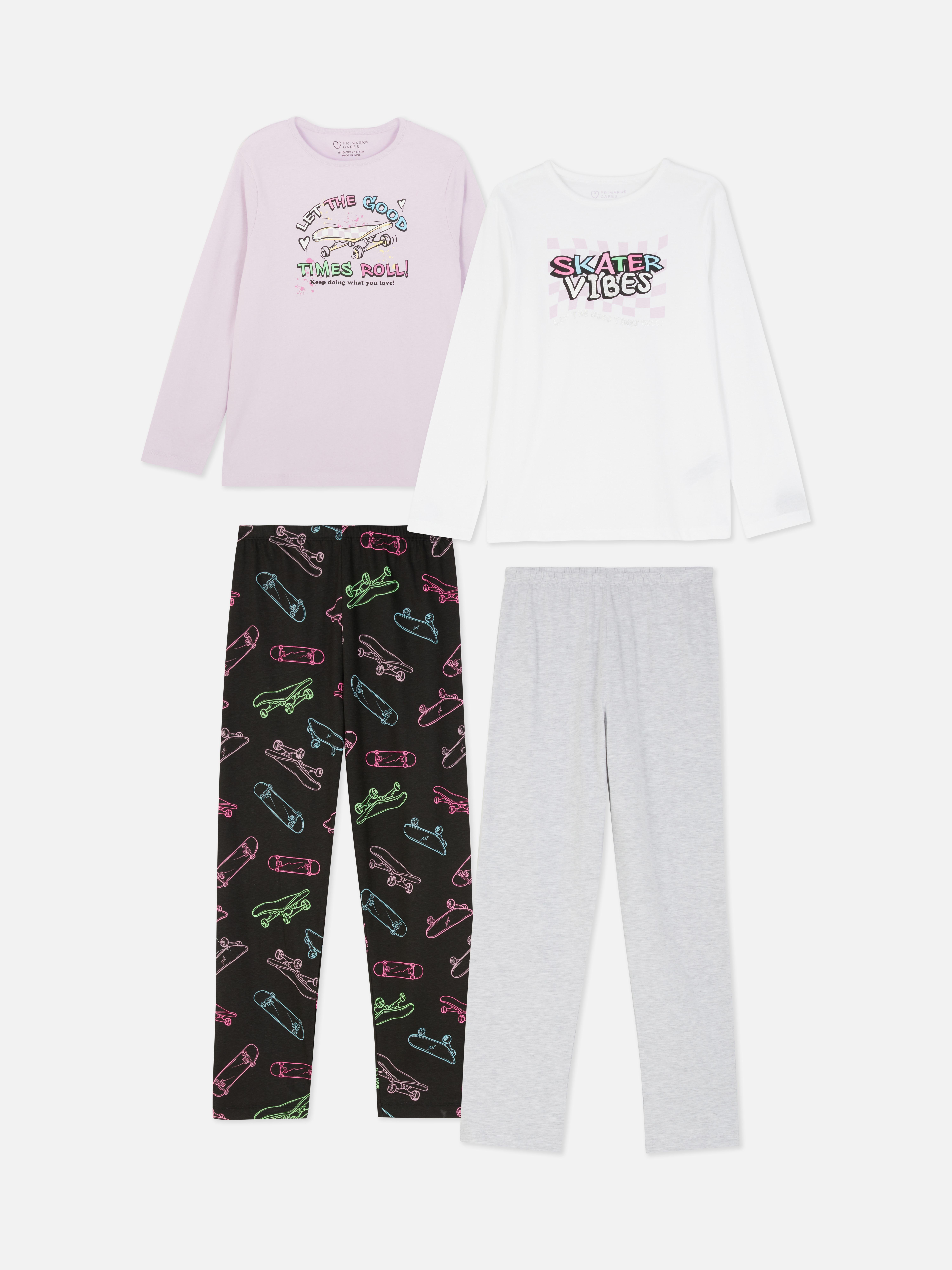 Girls' Pyjamas & Nightwear Nighties, Shorts & Fleece PJs Primark