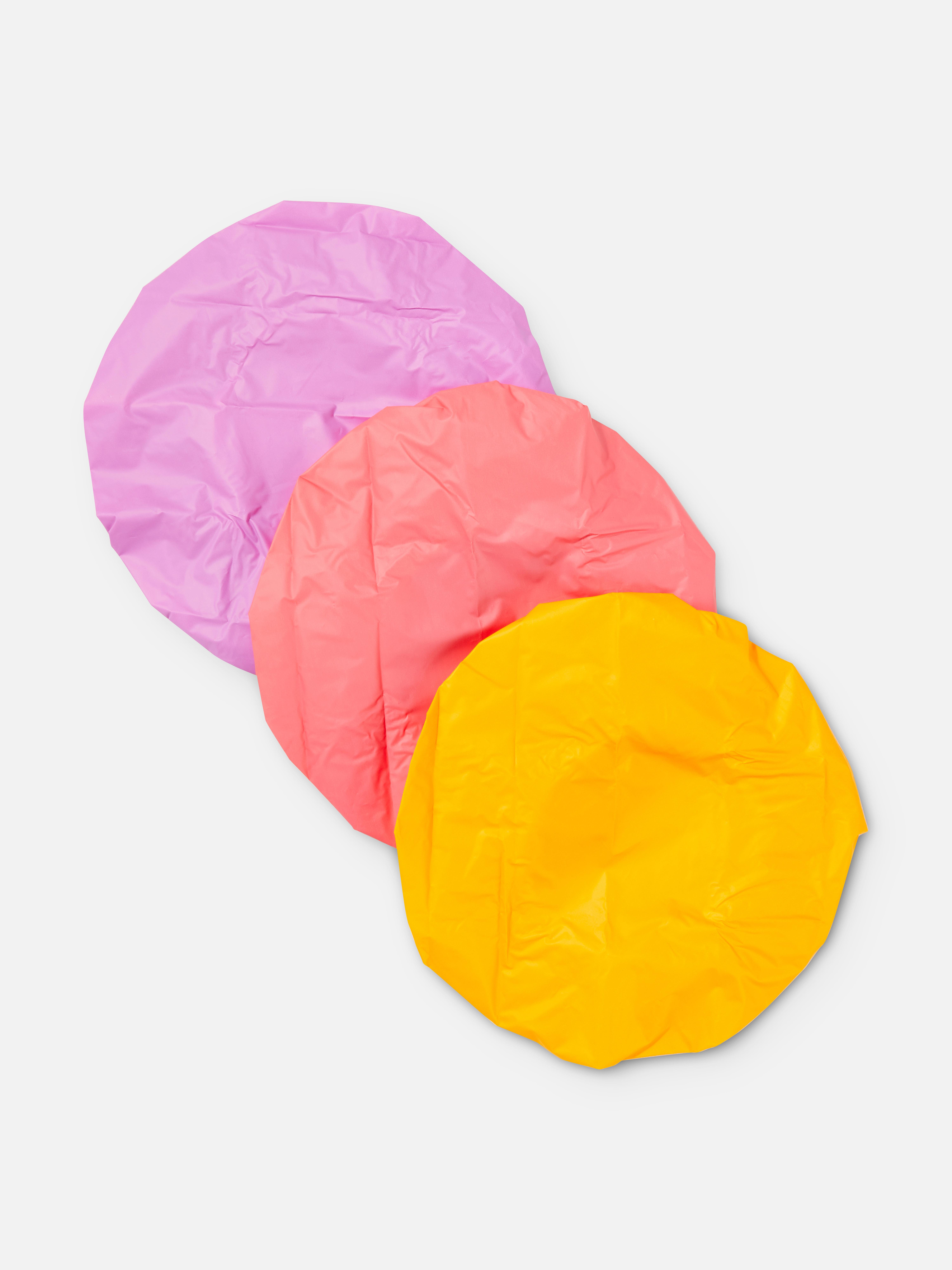 Multi 3pk PS... Shower Caps Primark
