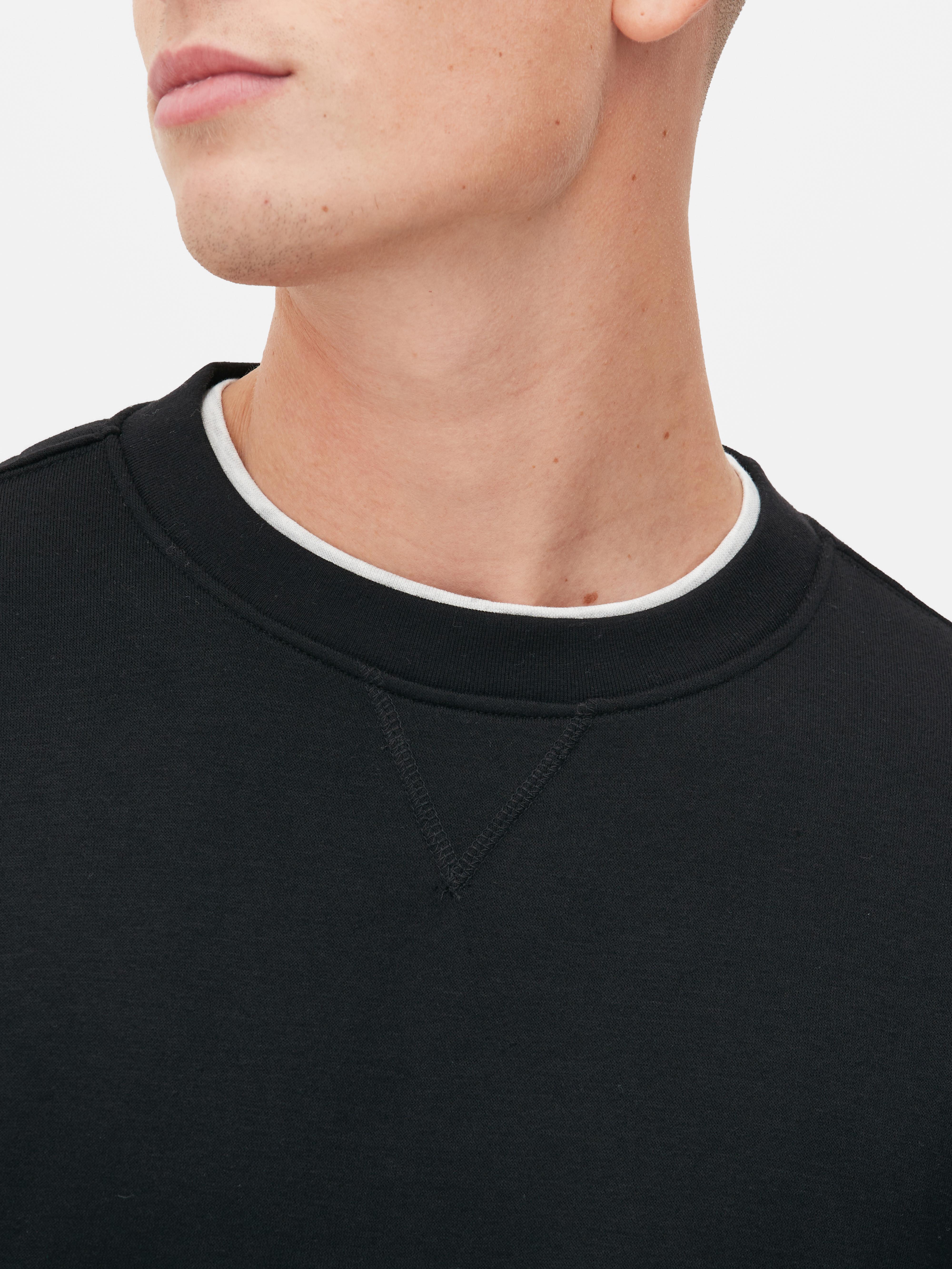Men's Black Crew Neck Sweatshirt Penneys