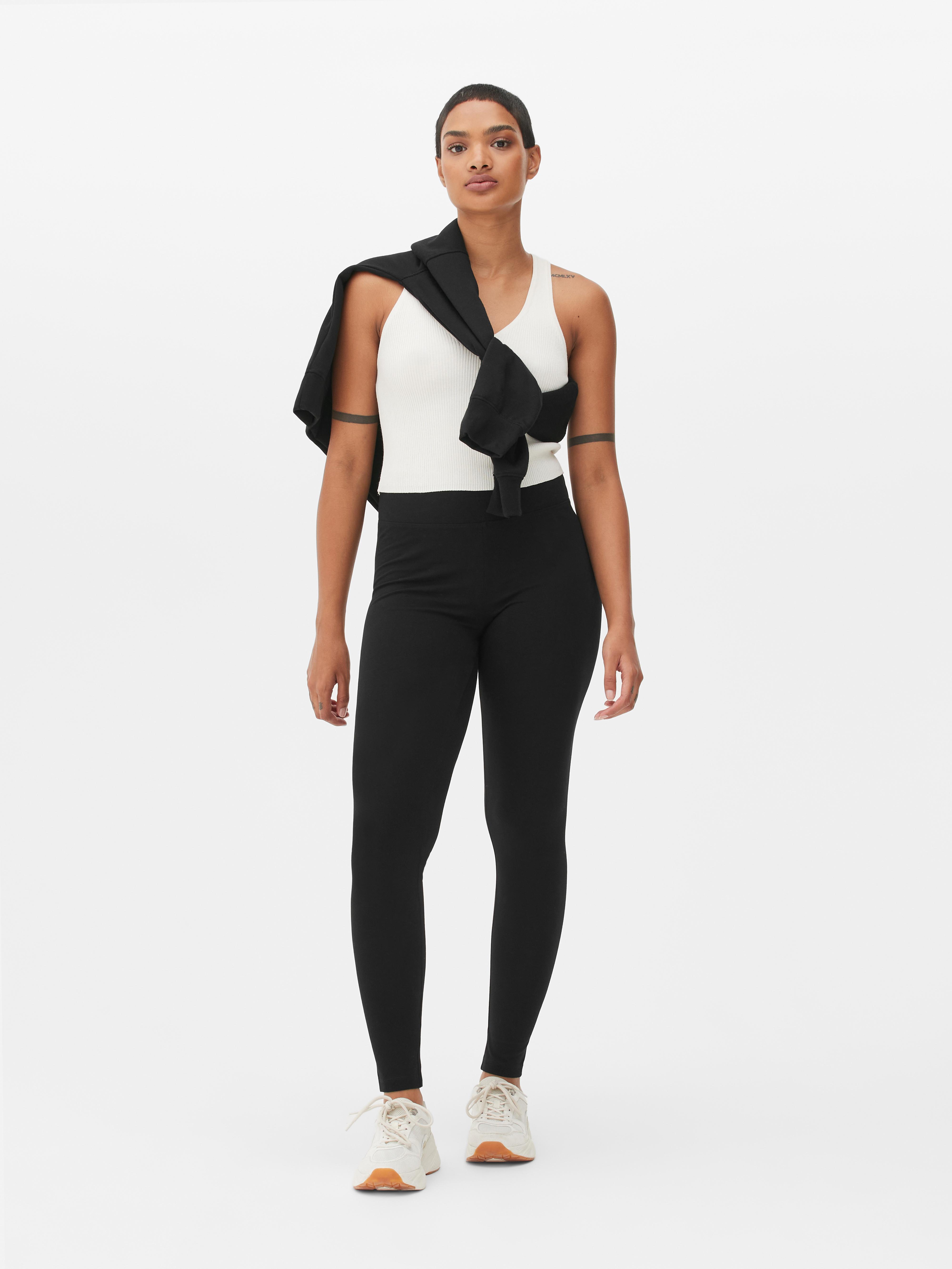 Womens Black High Waist Leggings Primark