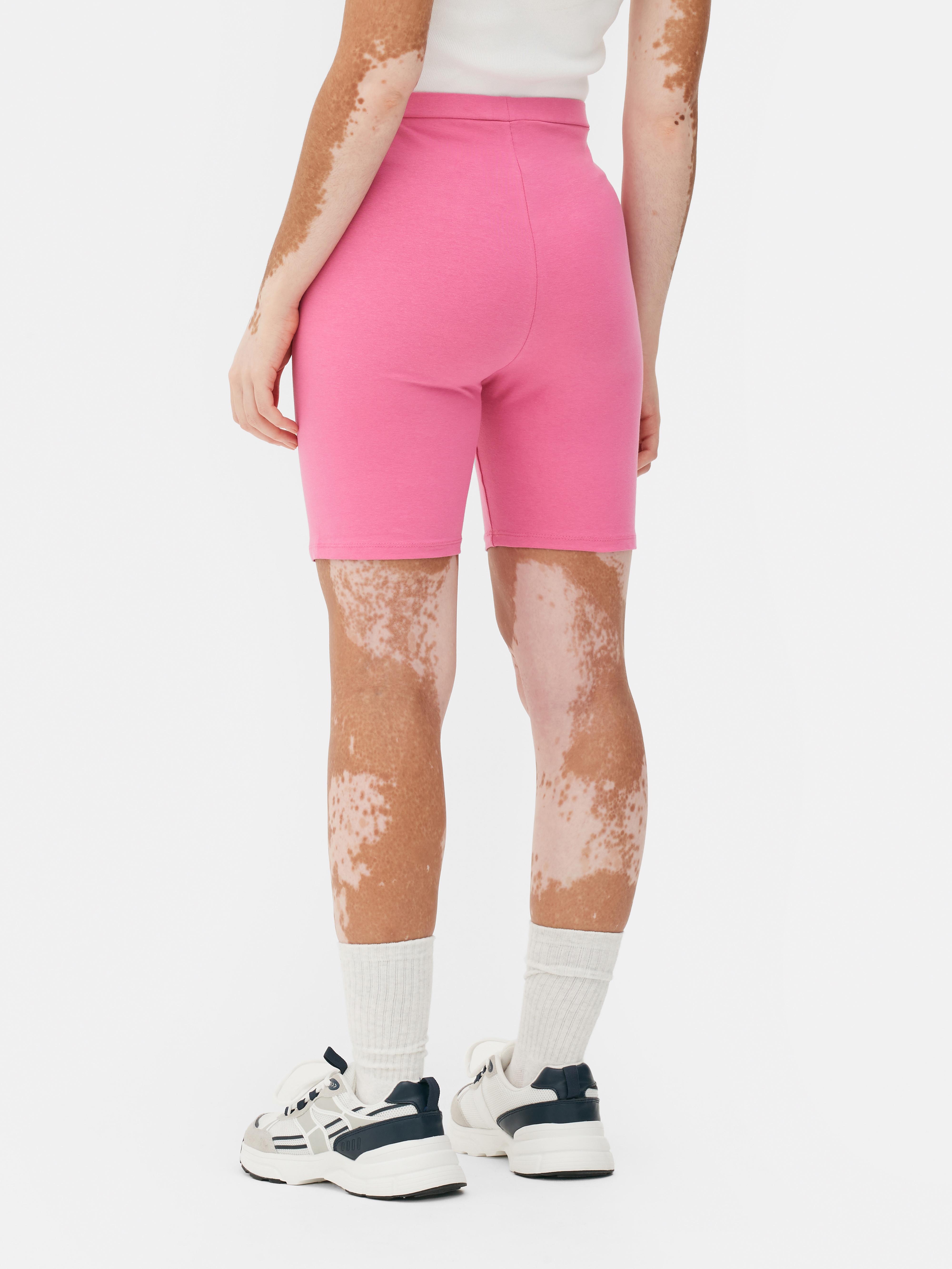 Womens Pink Cotton Cycling Shorts Primark